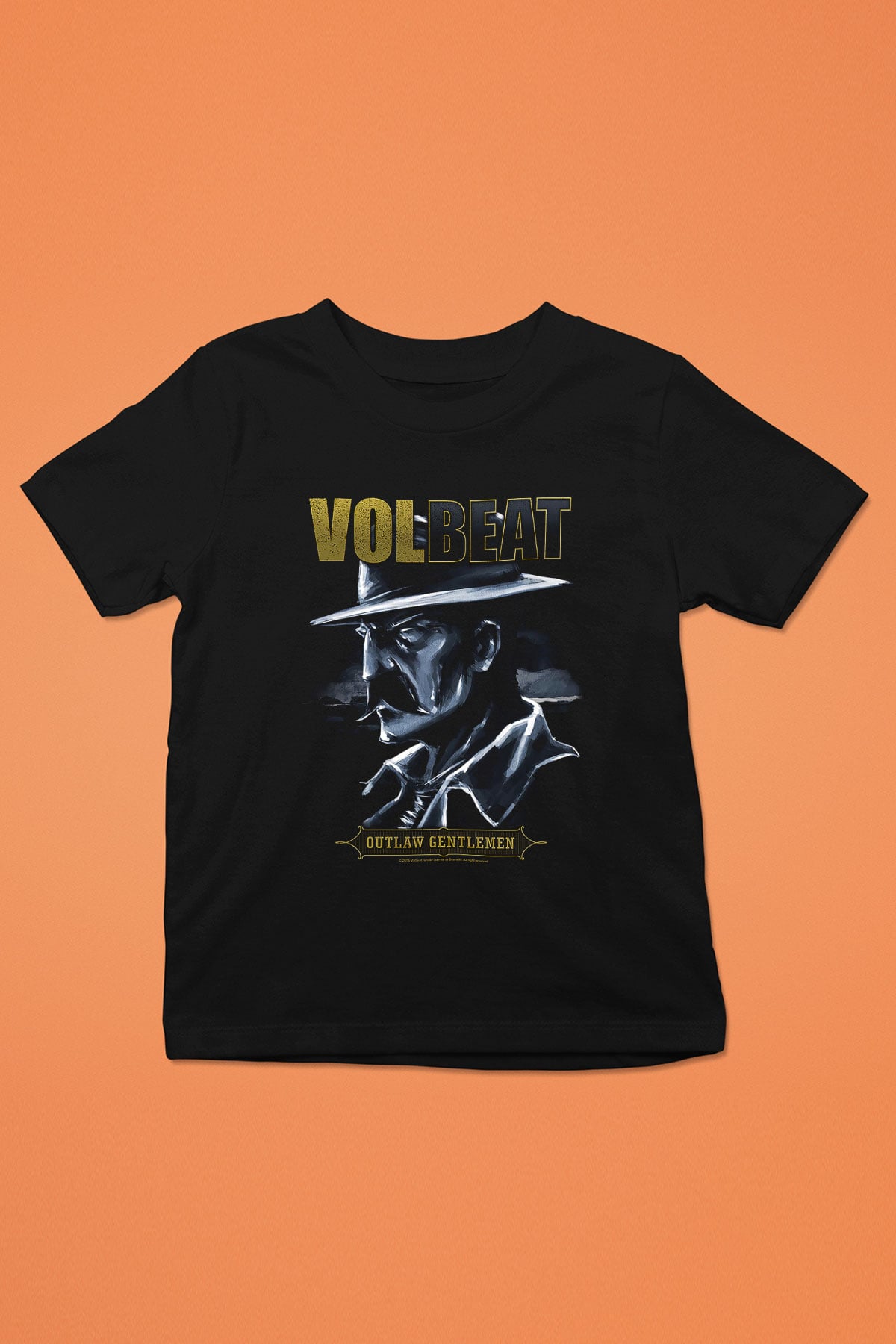 Volbeat Baskılı Siyah Unisex Çocuk Tişört