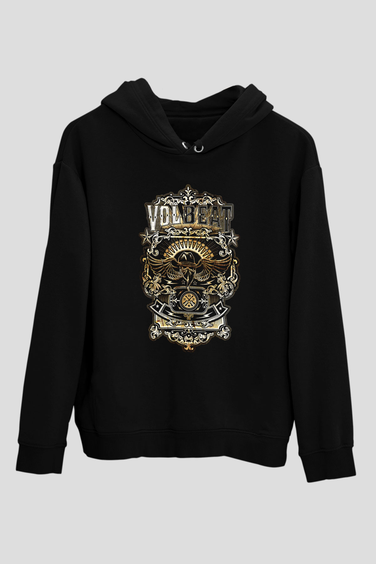 Volbeat Siyah Unisex Hoodie