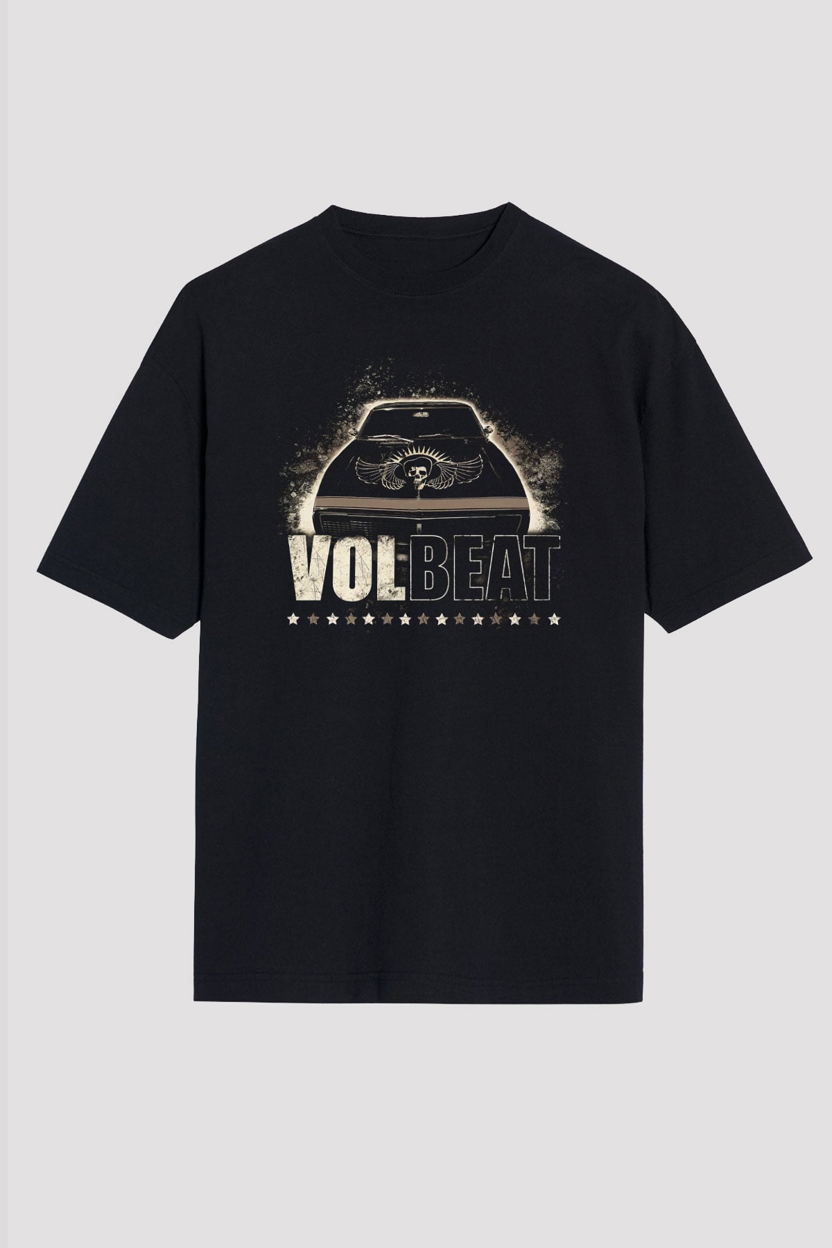 Volbeat Siyah Unisex Oversize Tişört T-Shirt