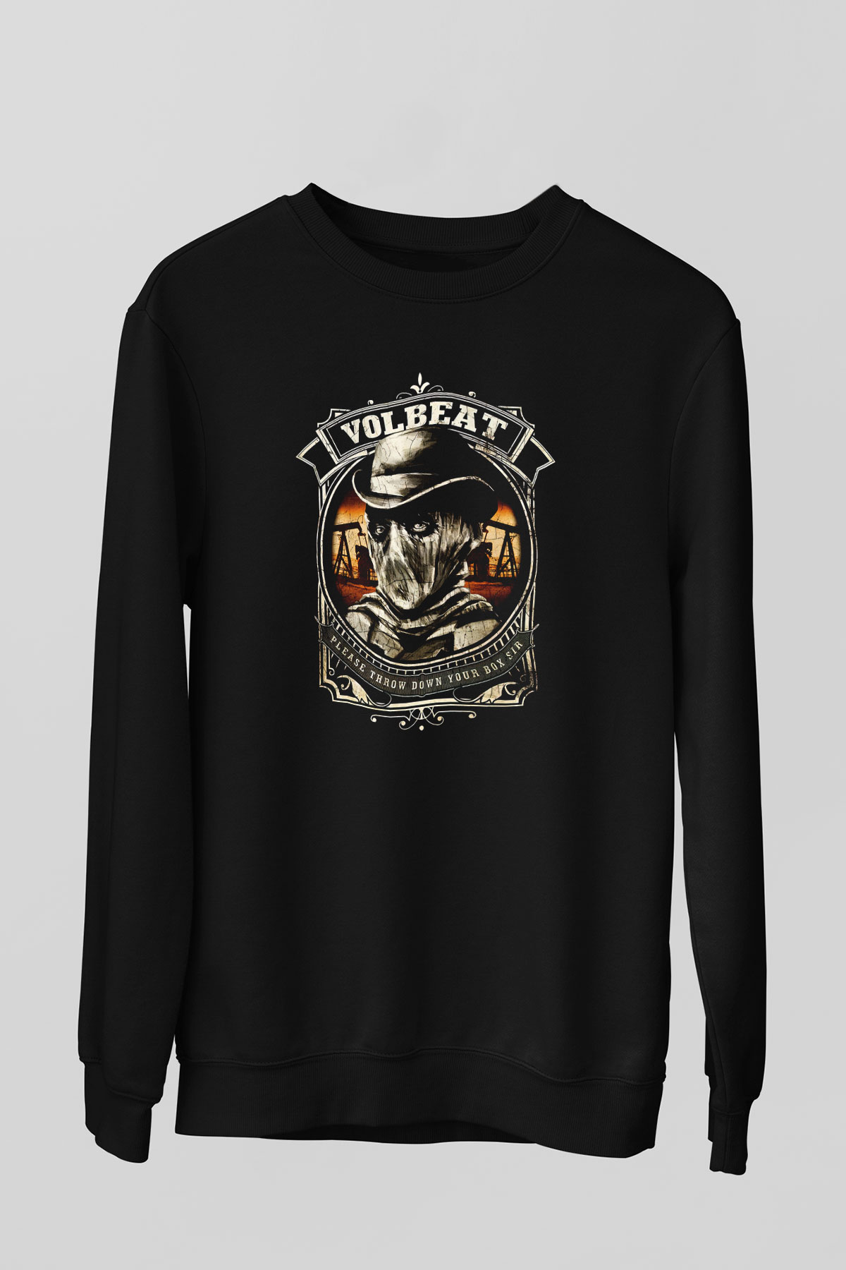 Volbeat Siyah Unisex Sweatshirt
