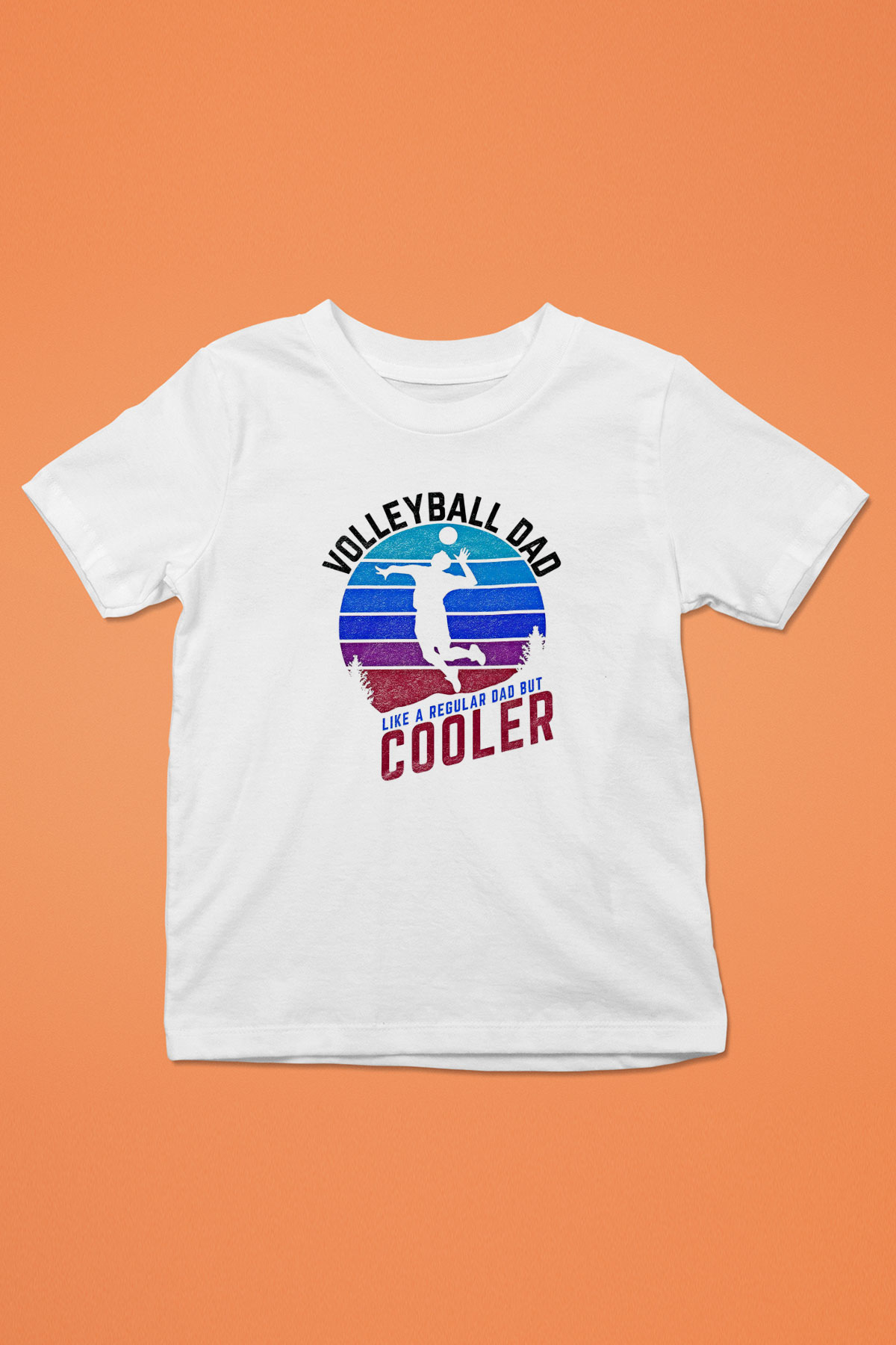 Voleybol Baskılı Unisex Beyaz Çocuk Tişört - Tshirt