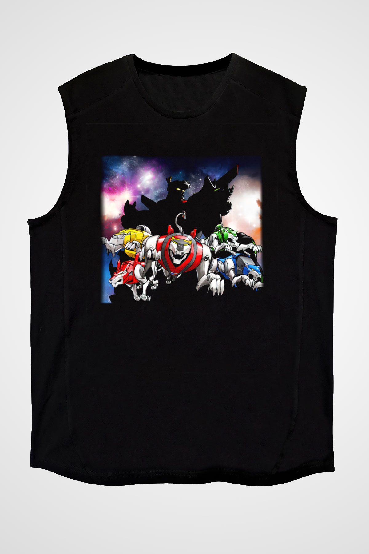 Voltron Siyah Unisex Kolsuz Tişört