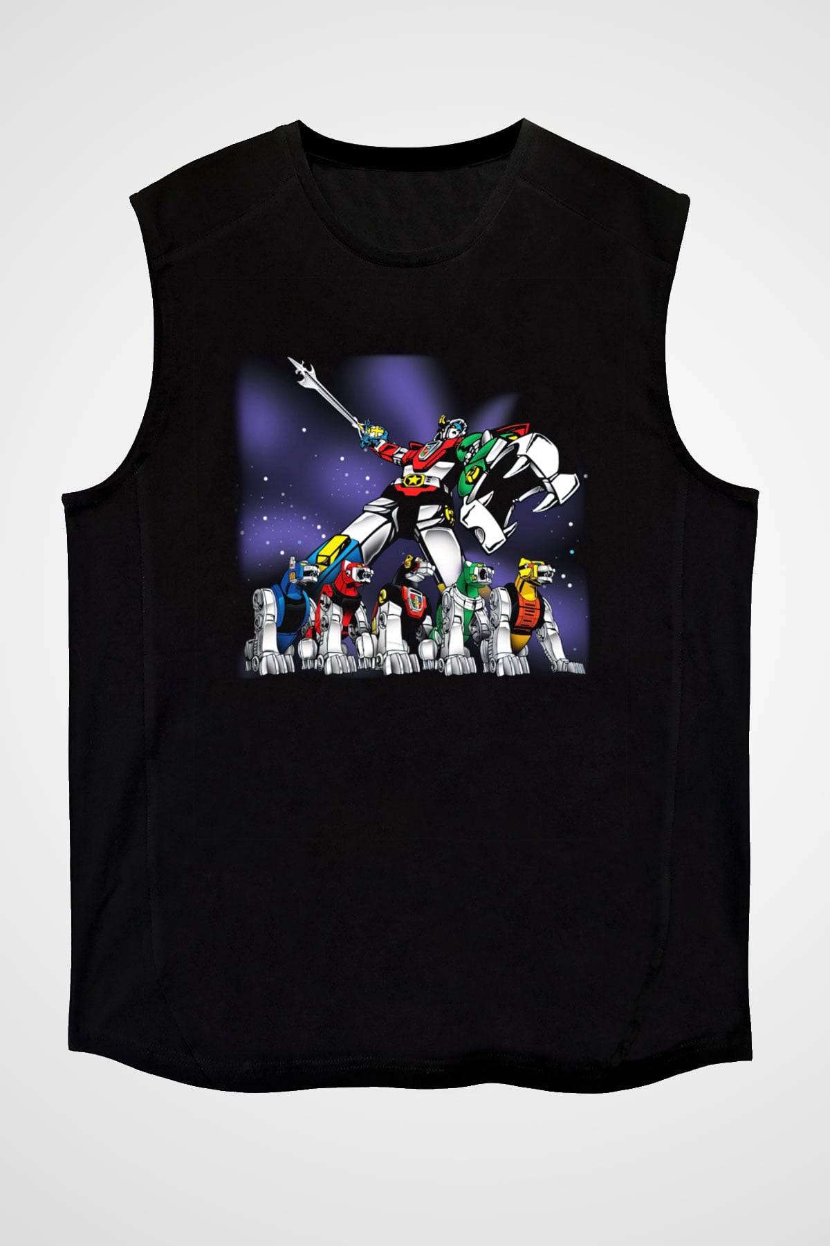 Voltron Siyah Unisex Kolsuz Tişört
