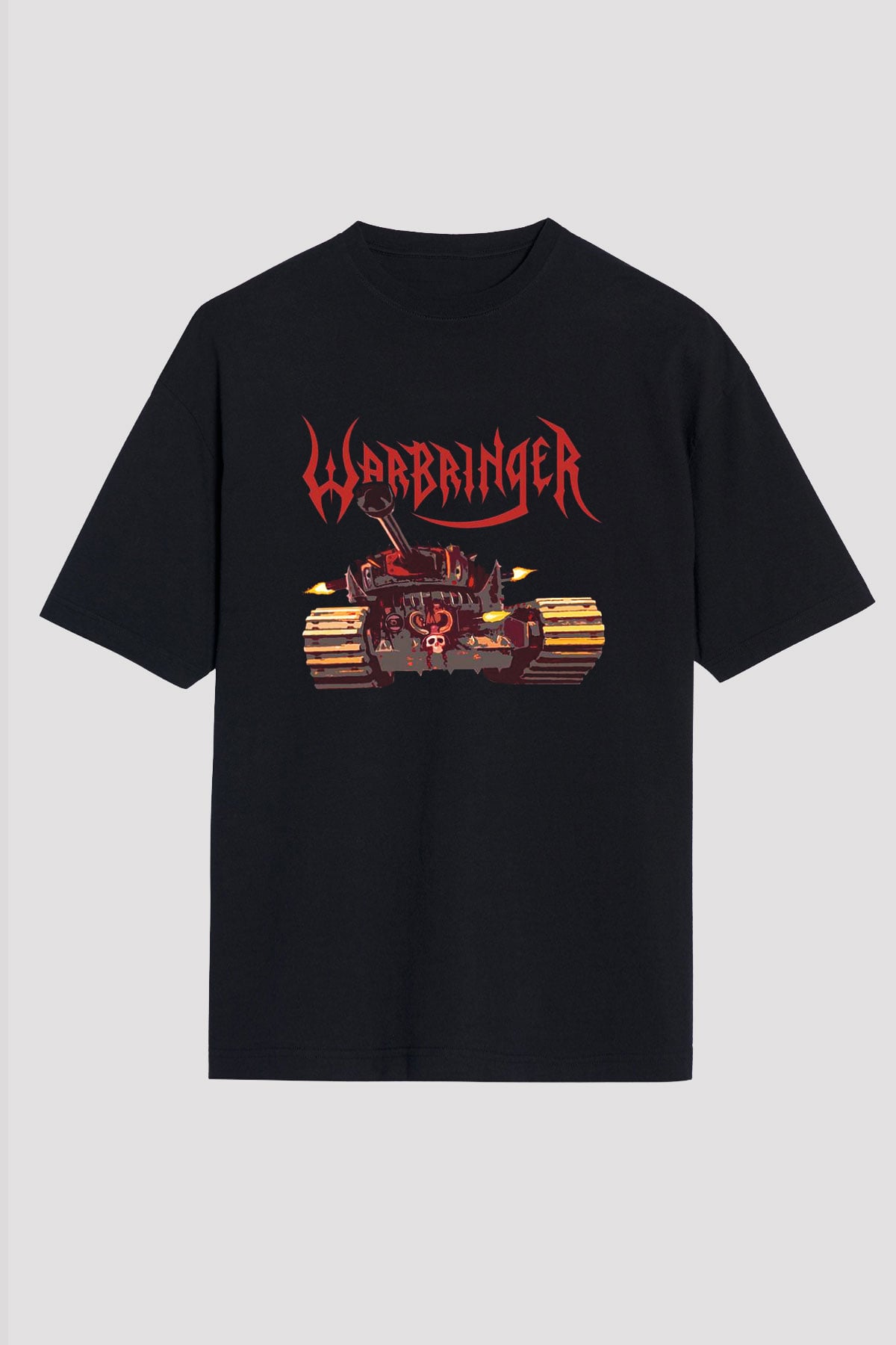 Warbringer Siyah Unisex Oversize Tişört T-Shirt