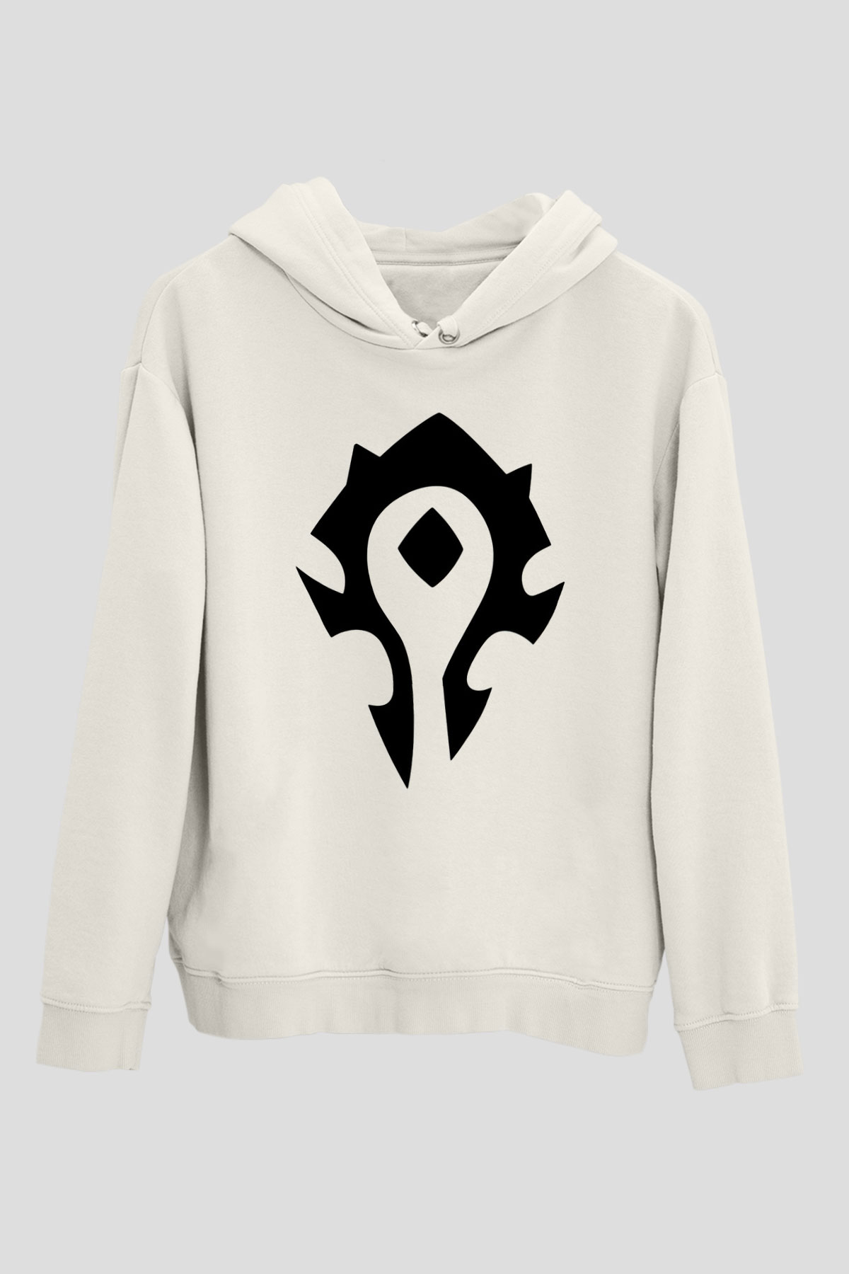 Warcraft Beyaz Unisex Hoodie