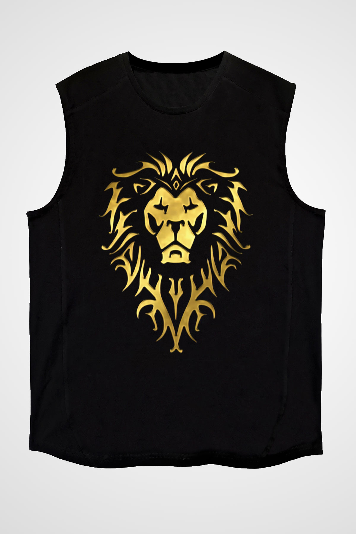 Warcraft Siyah Unisex Kolsuz Tişört