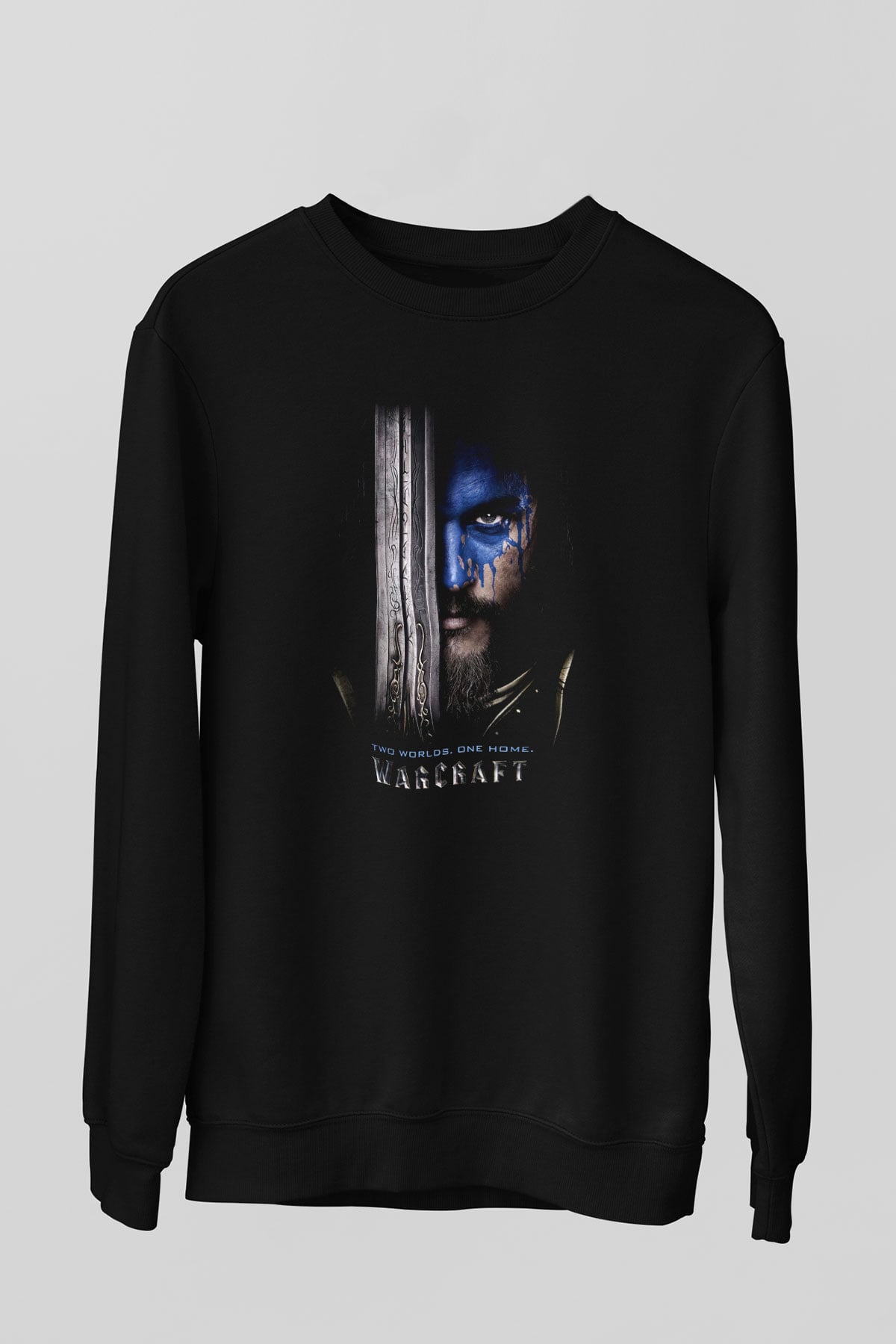 Warcraft Siyah Unisex Sweatshirt