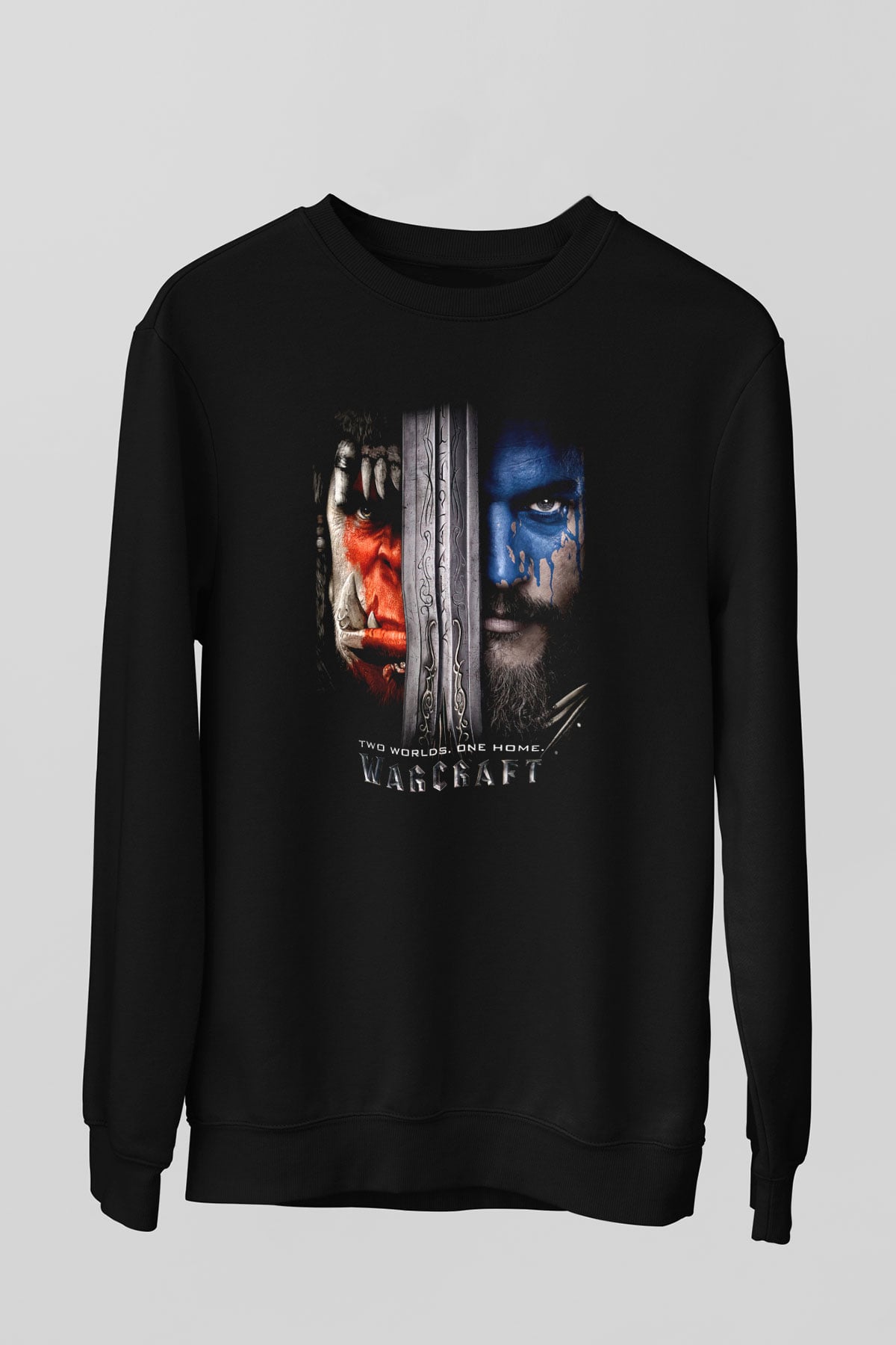 Warcraft Siyah Unisex Sweatshirt