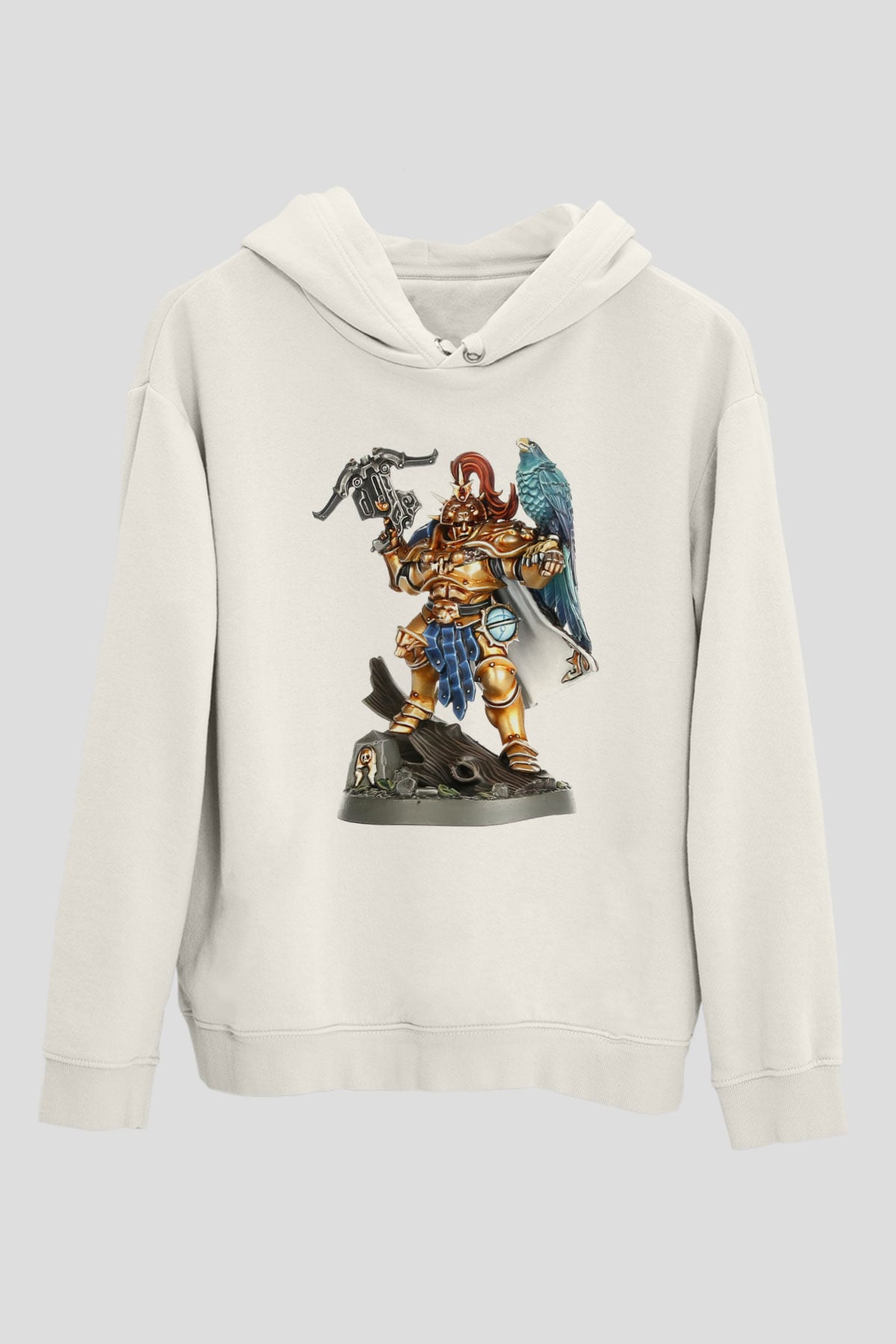 Warhammer Beyaz Unisex Hoodie