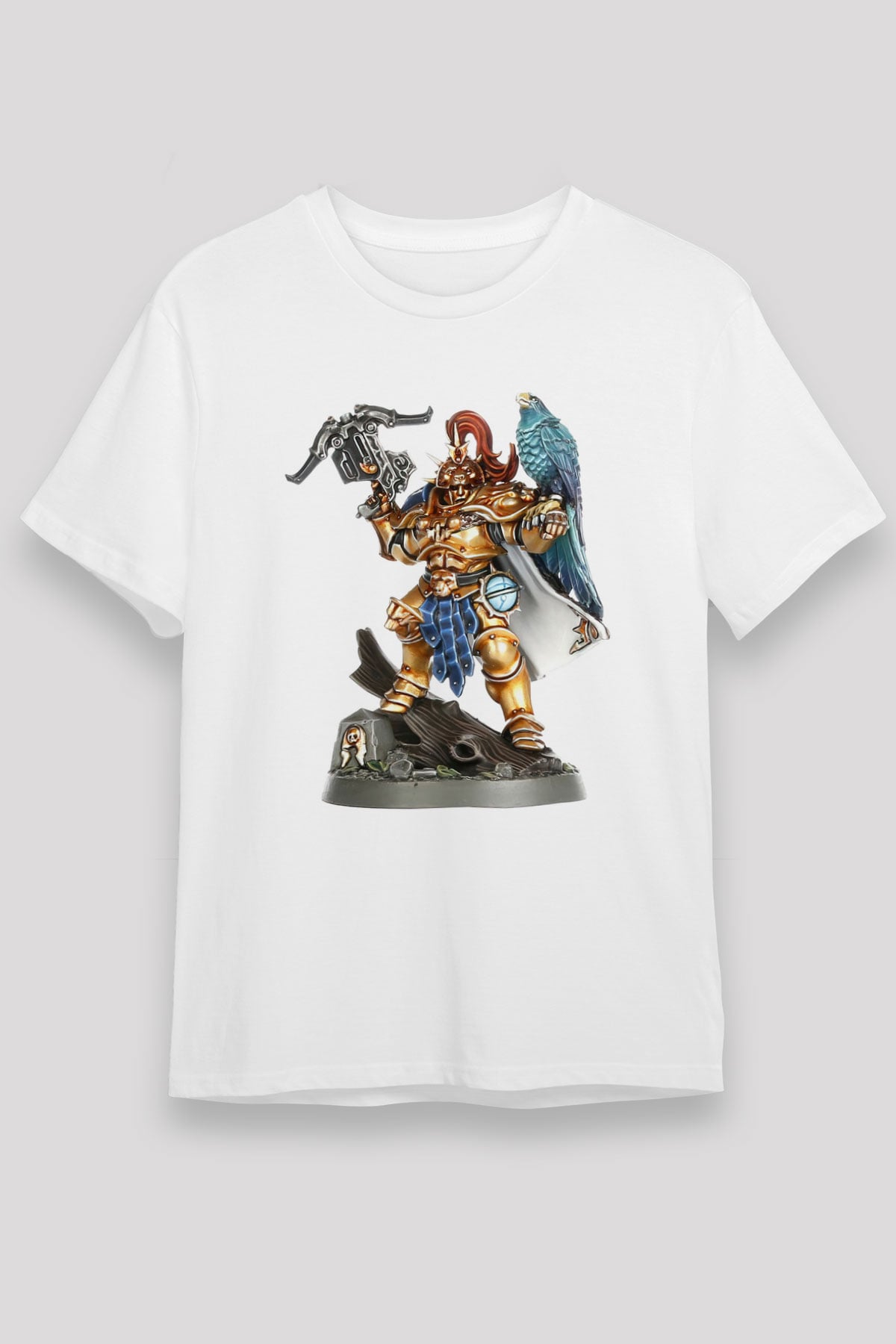 Warhammer Beyaz Unisex Tişört T-Shirt