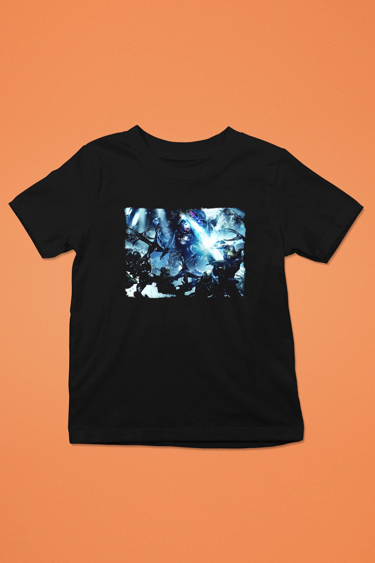 Warhammer Siyah Unisex Çocuk Tişört