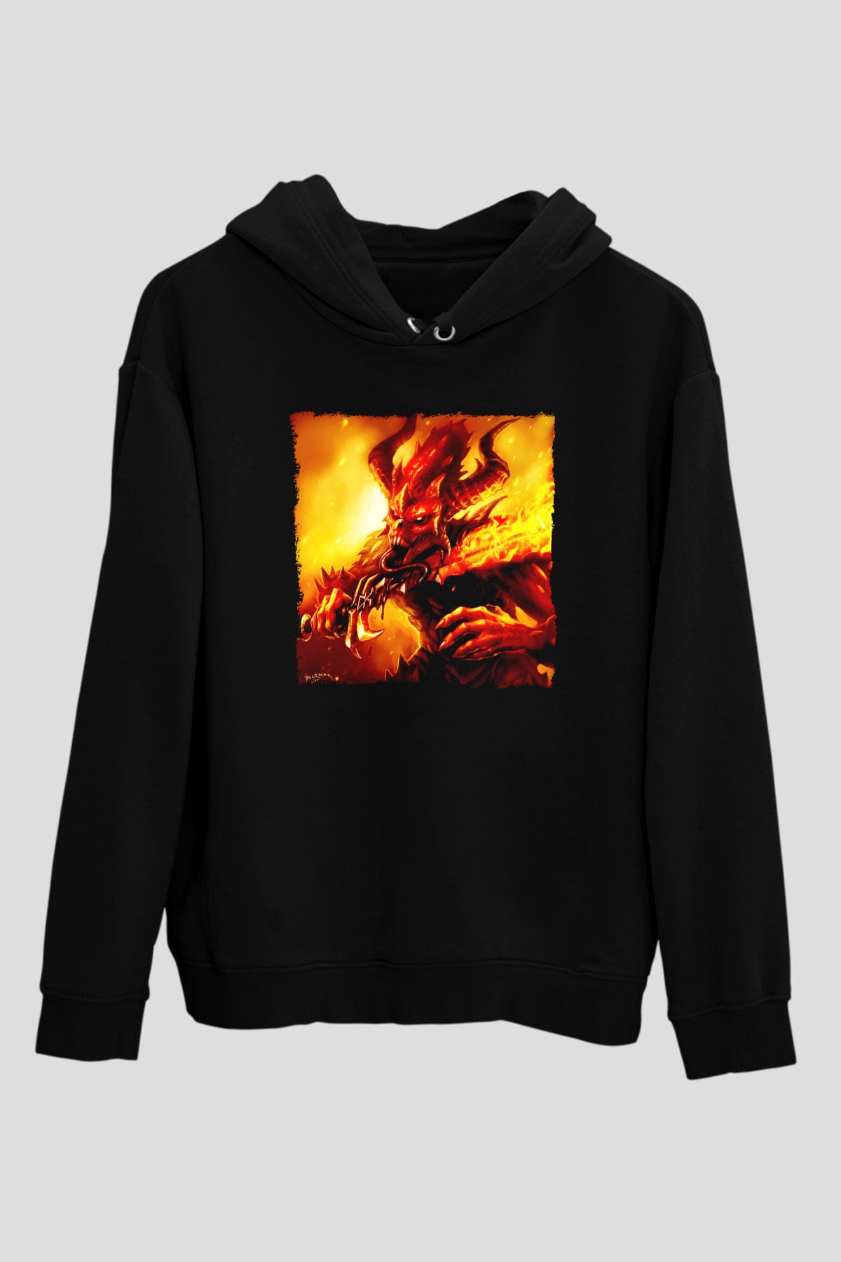 Warhammer Siyah Unisex Hoodie