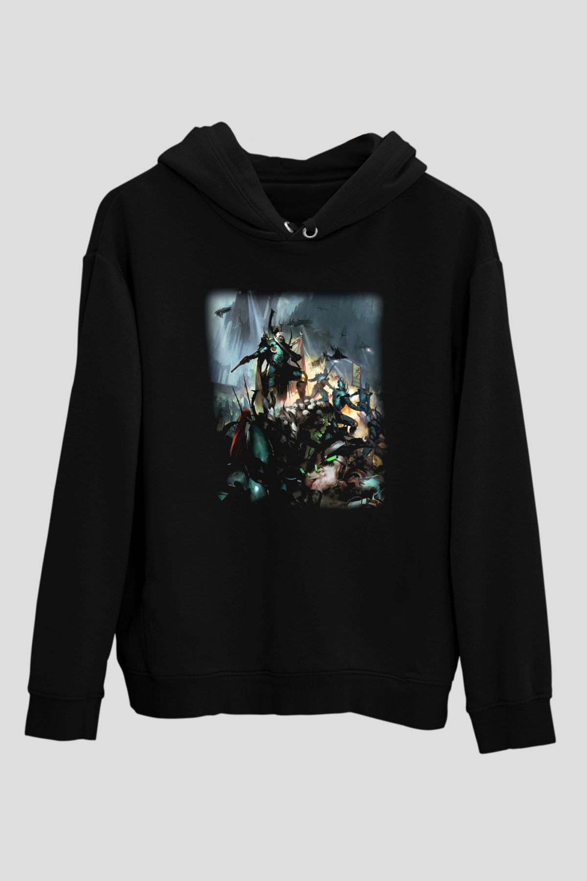 Warhammer Siyah Unisex Hoodie