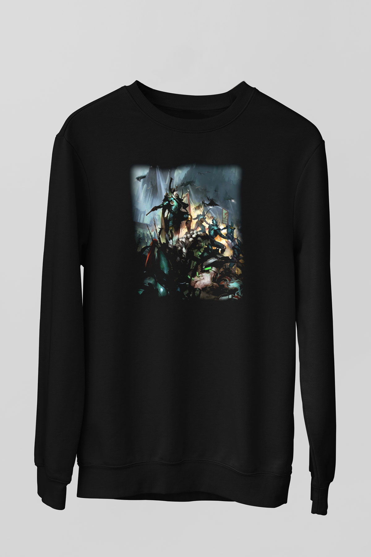 Warhammer Siyah Unisex Sweatshirt