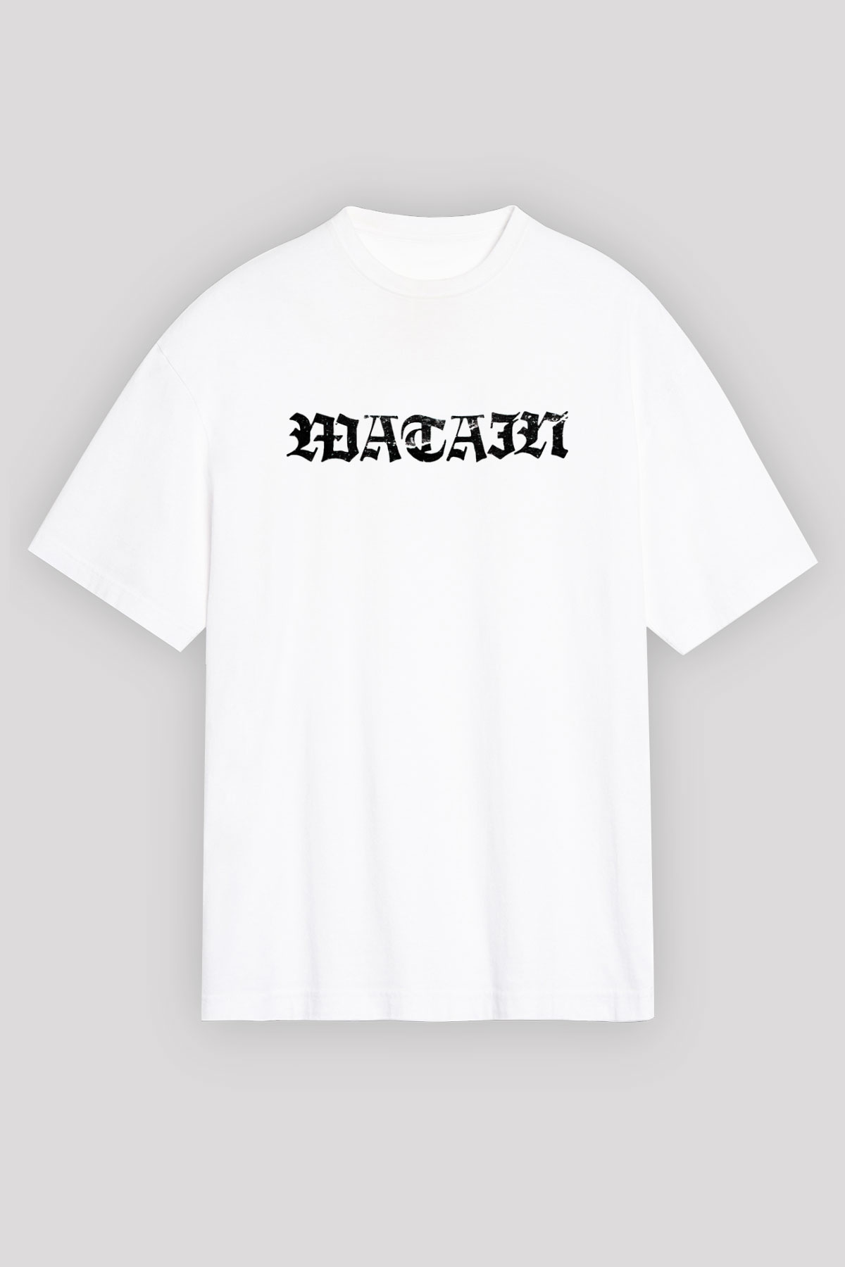 Watain Beyaz Unisex Oversize Tişört T-Shirt