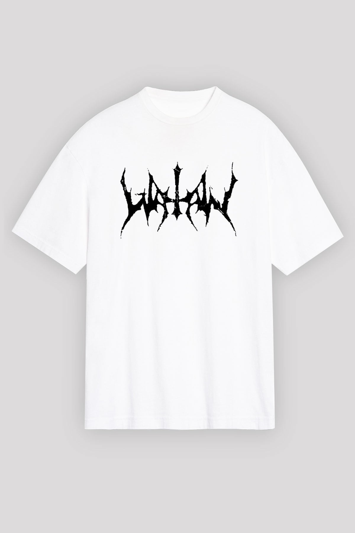 Watain Beyaz Unisex Oversize Tişört T-Shirt