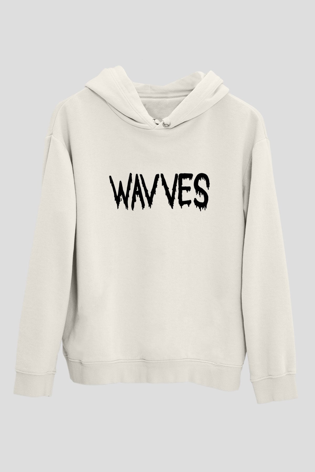 Wavves Beyaz Unisex Hoodie