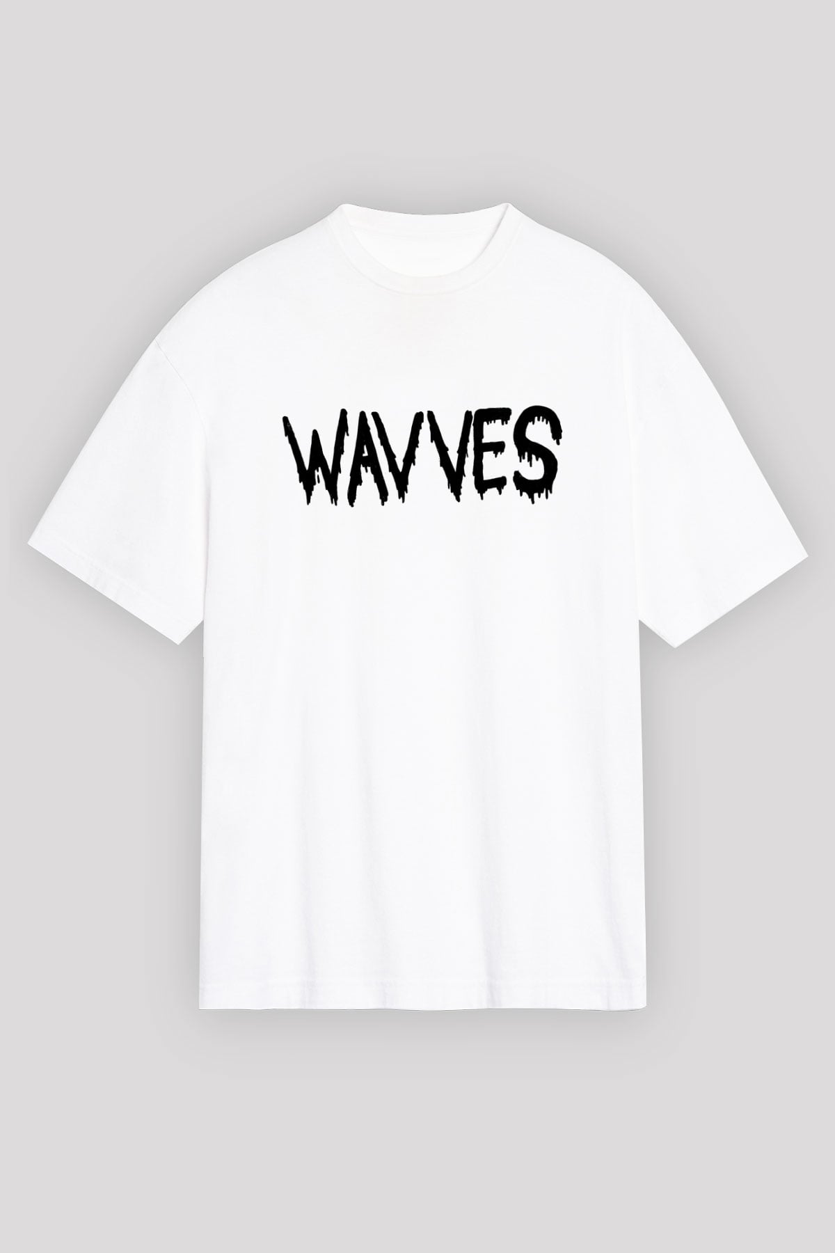 Wavves Beyaz Unisex Oversize Tişört T-Shirt