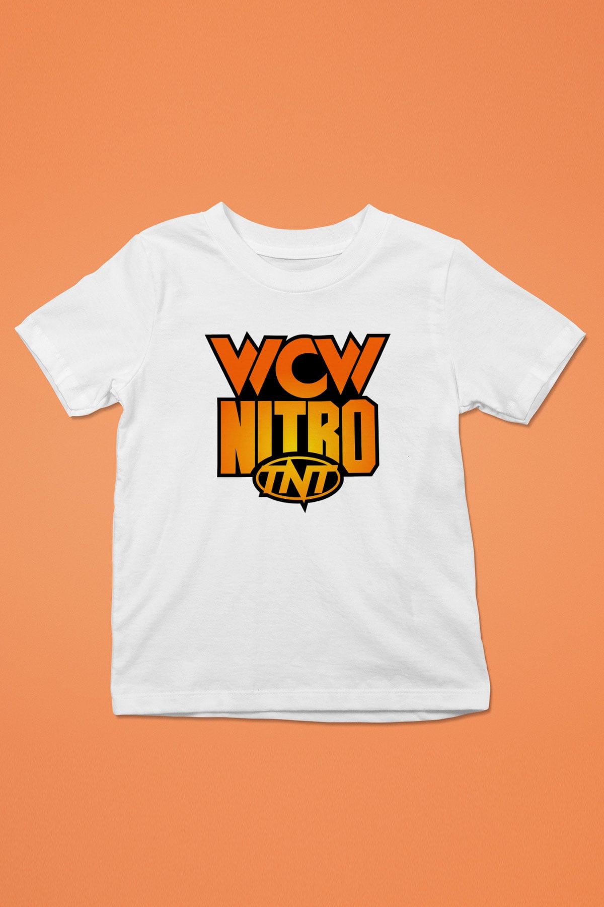 WCW Beyaz Unisex  Çocuk Tişört