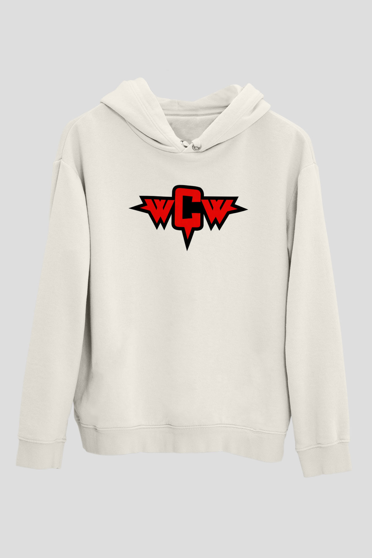 WCW Beyaz Unisex Hoodie