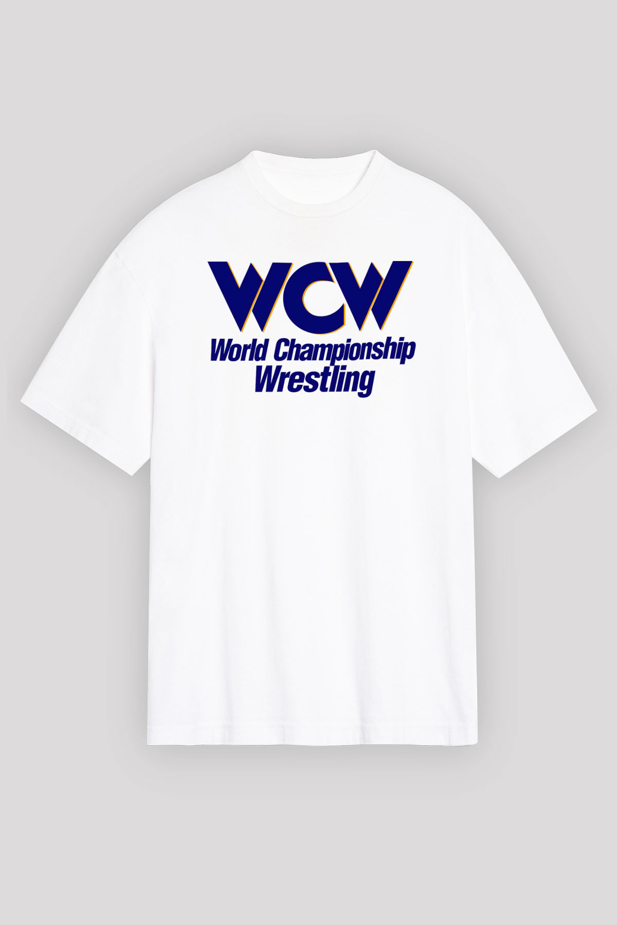 WCW Beyaz Unisex Tişört