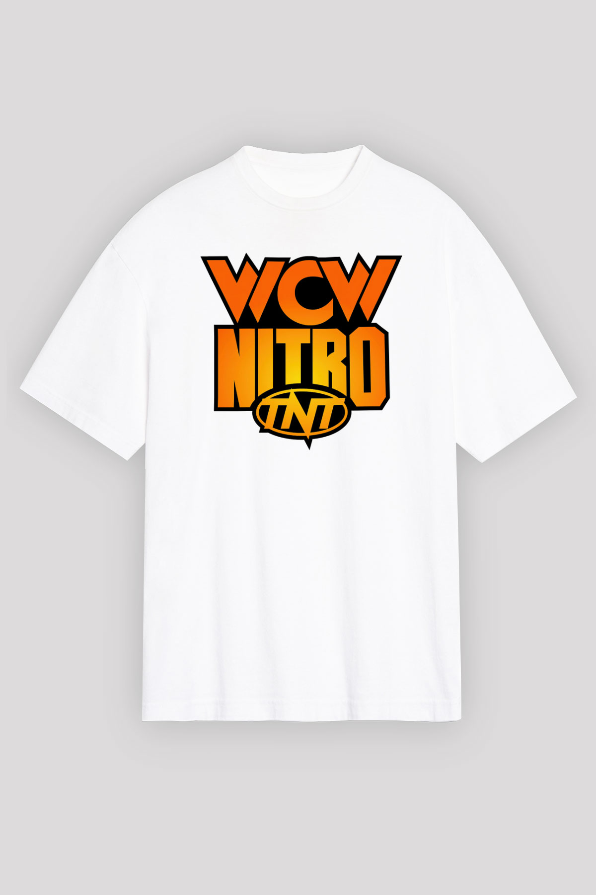 WCW Beyaz Unisex Tişört