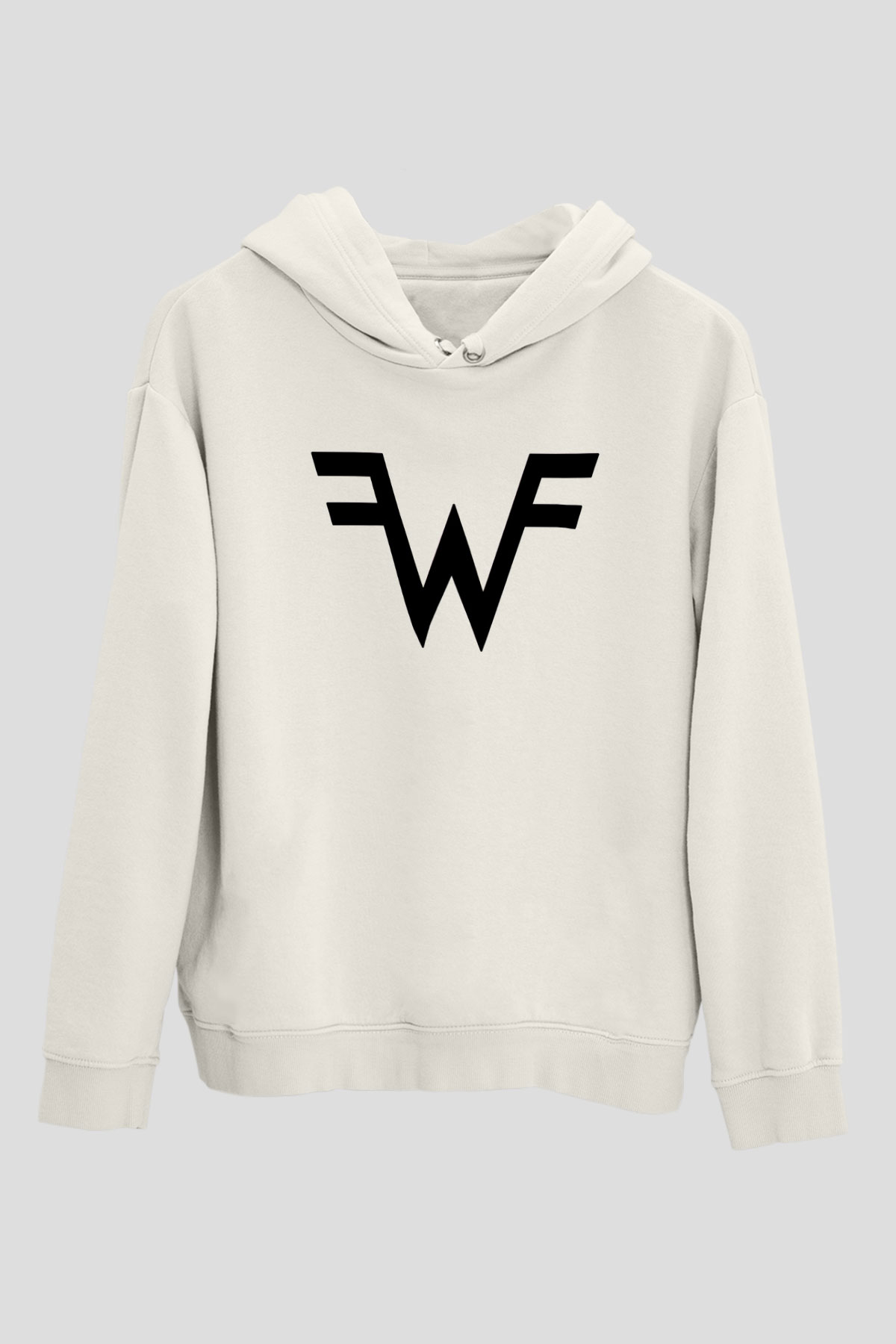 Weezer Beyaz Unisex Hoodie