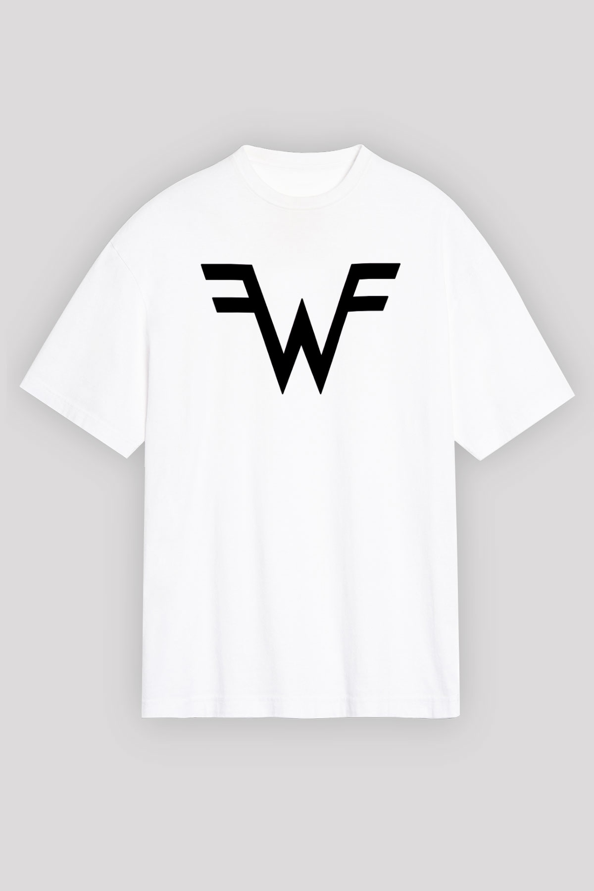 Weezer Beyaz Unisex Oversize Tişört T-Shirt
