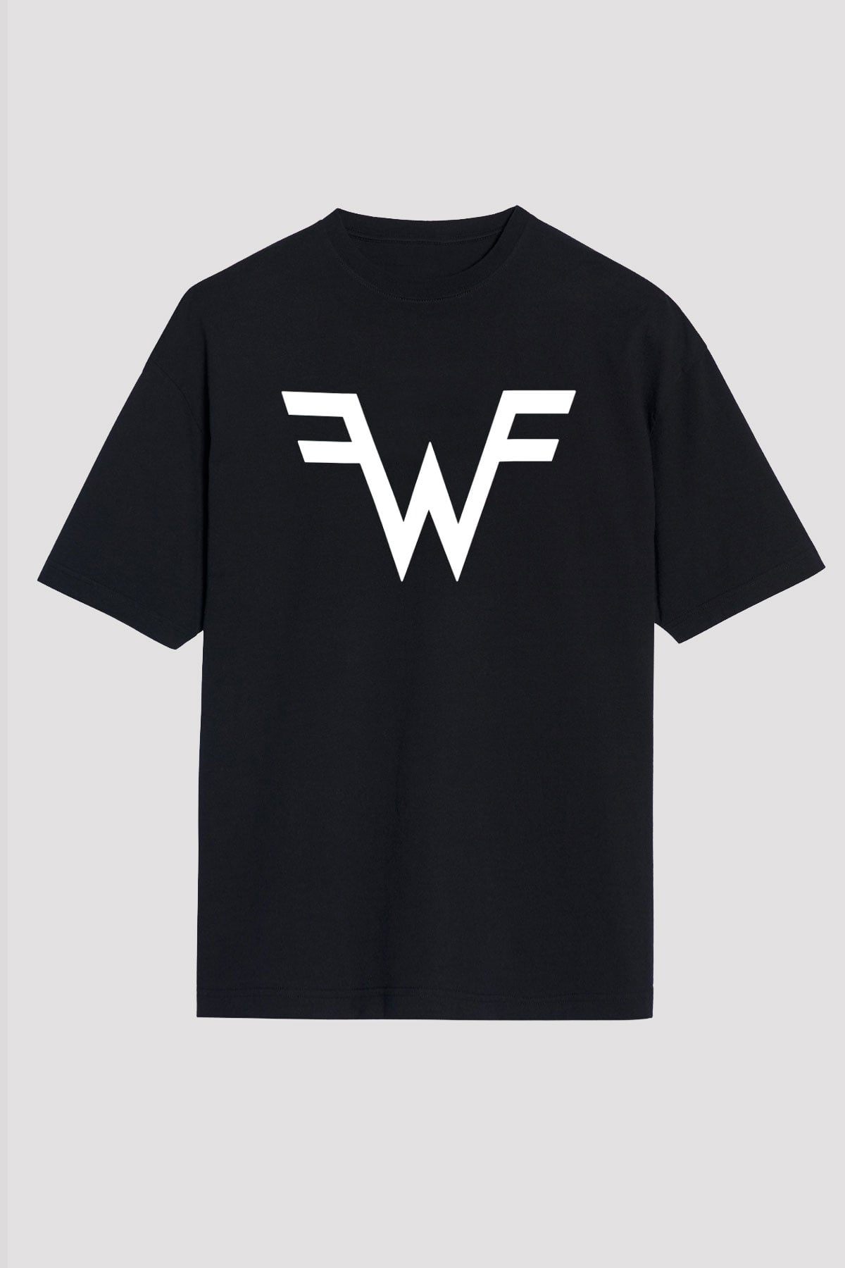 Weezer Siyah Unisex Oversize Tişört T-Shirt