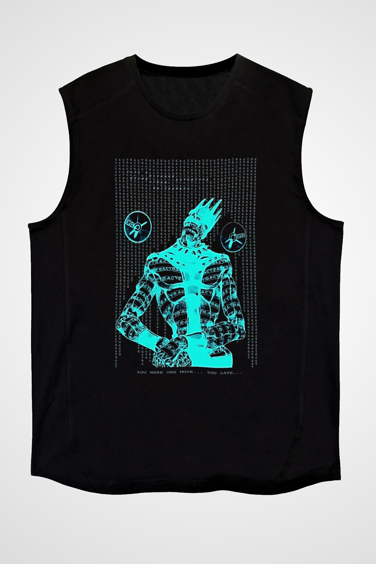 Whitesnake Baskılı Unisex Siyah Kolsuz Tişört - Tshirt