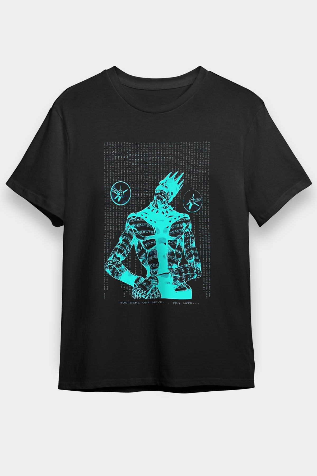 Whitesnake Baskılı Unisex Siyah Tişört - Tshirt