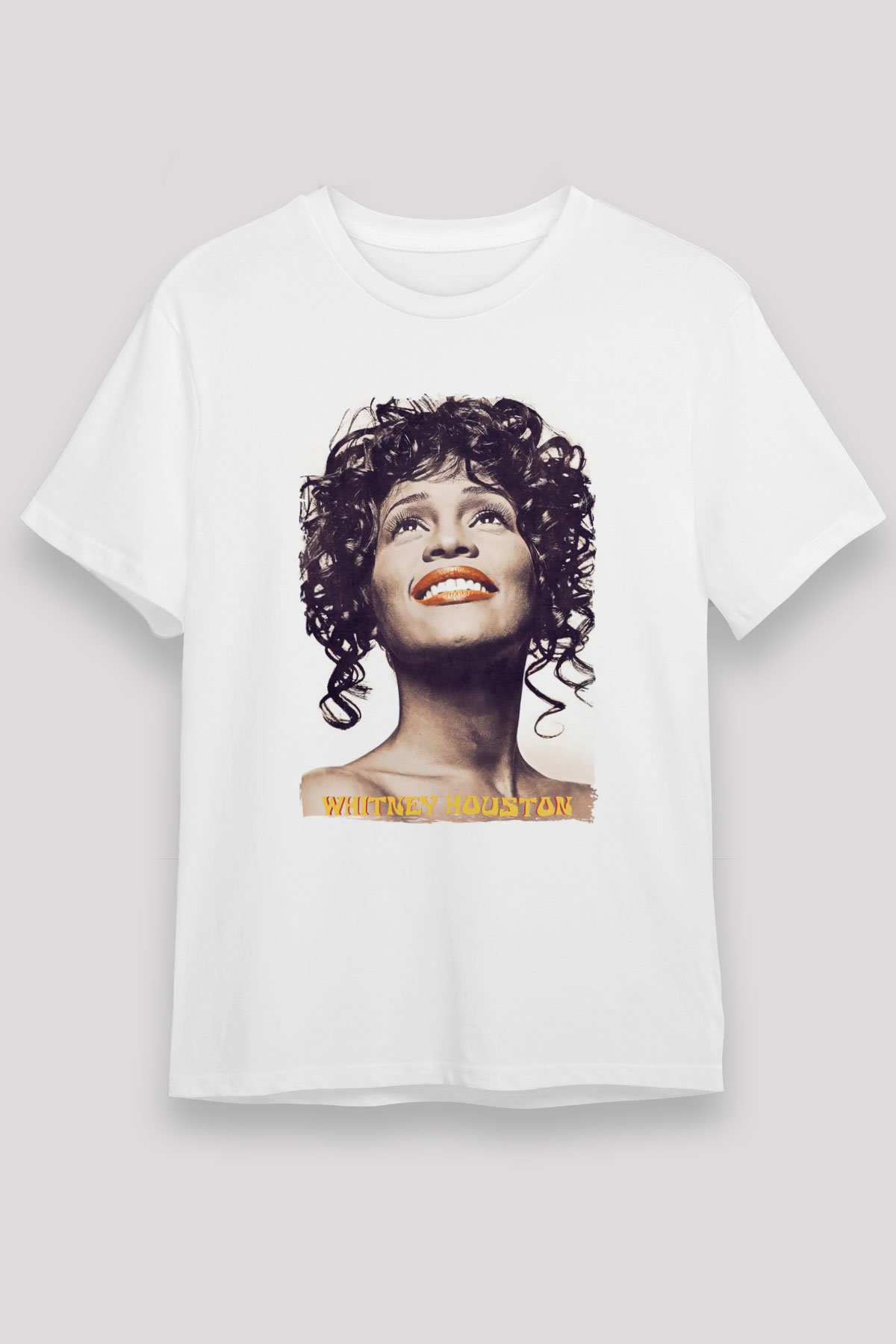 Whitney Houston White Unisex Tee - STREETWEAR