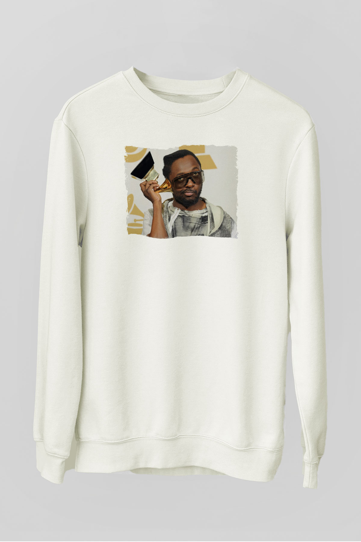 Will.I.Am Beyaz Unisex Sweatshirt
