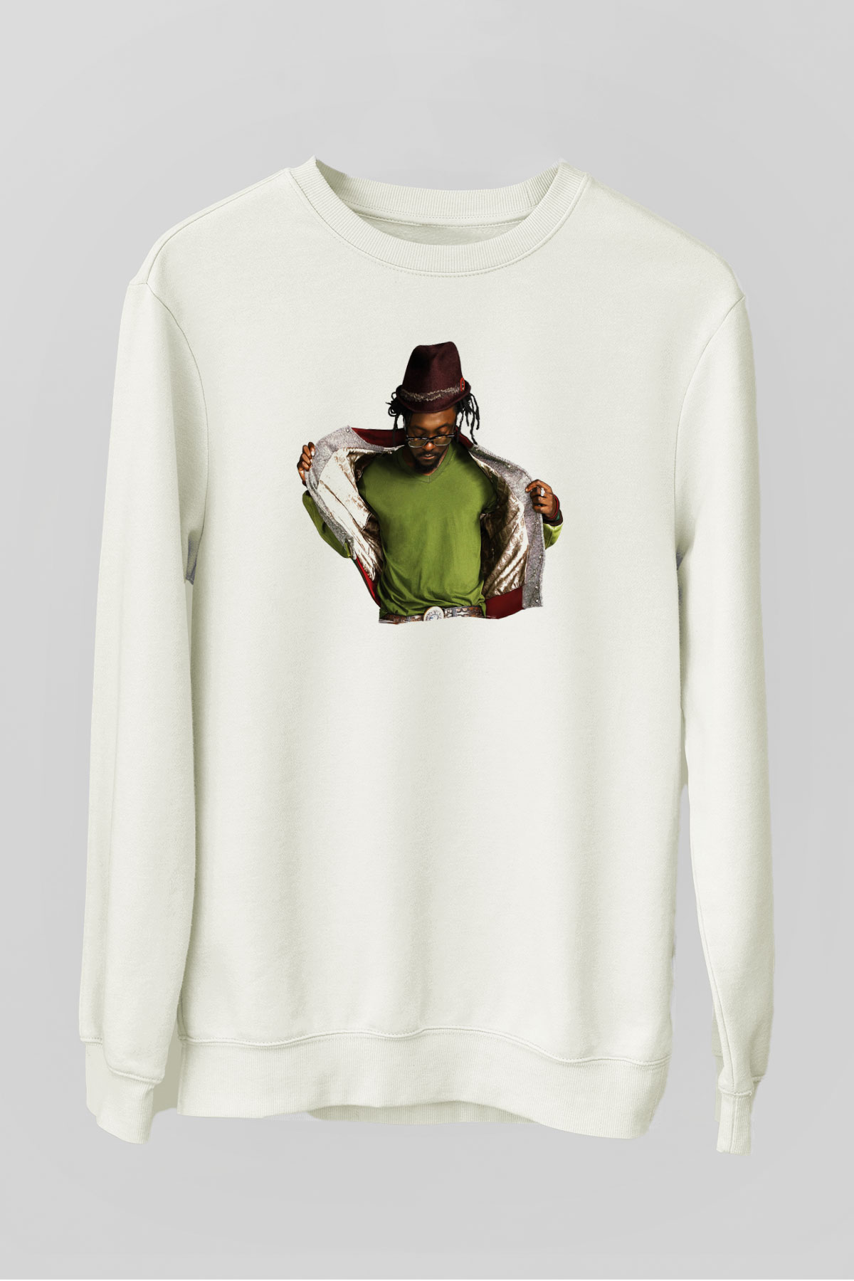 Will.I.Am Beyaz Unisex Sweatshirt