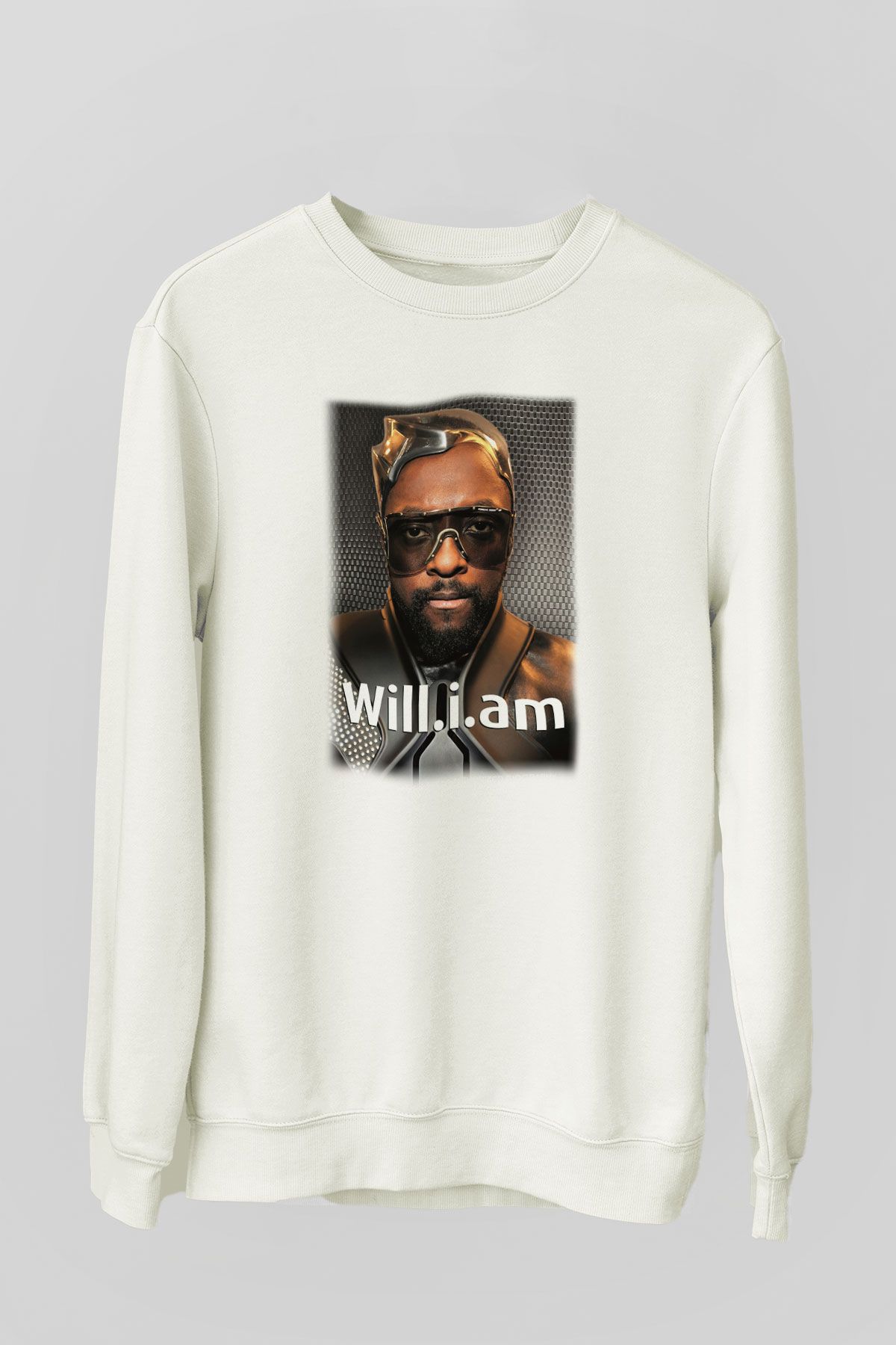 Will.I.Am Beyaz Unisex Sweatshirt