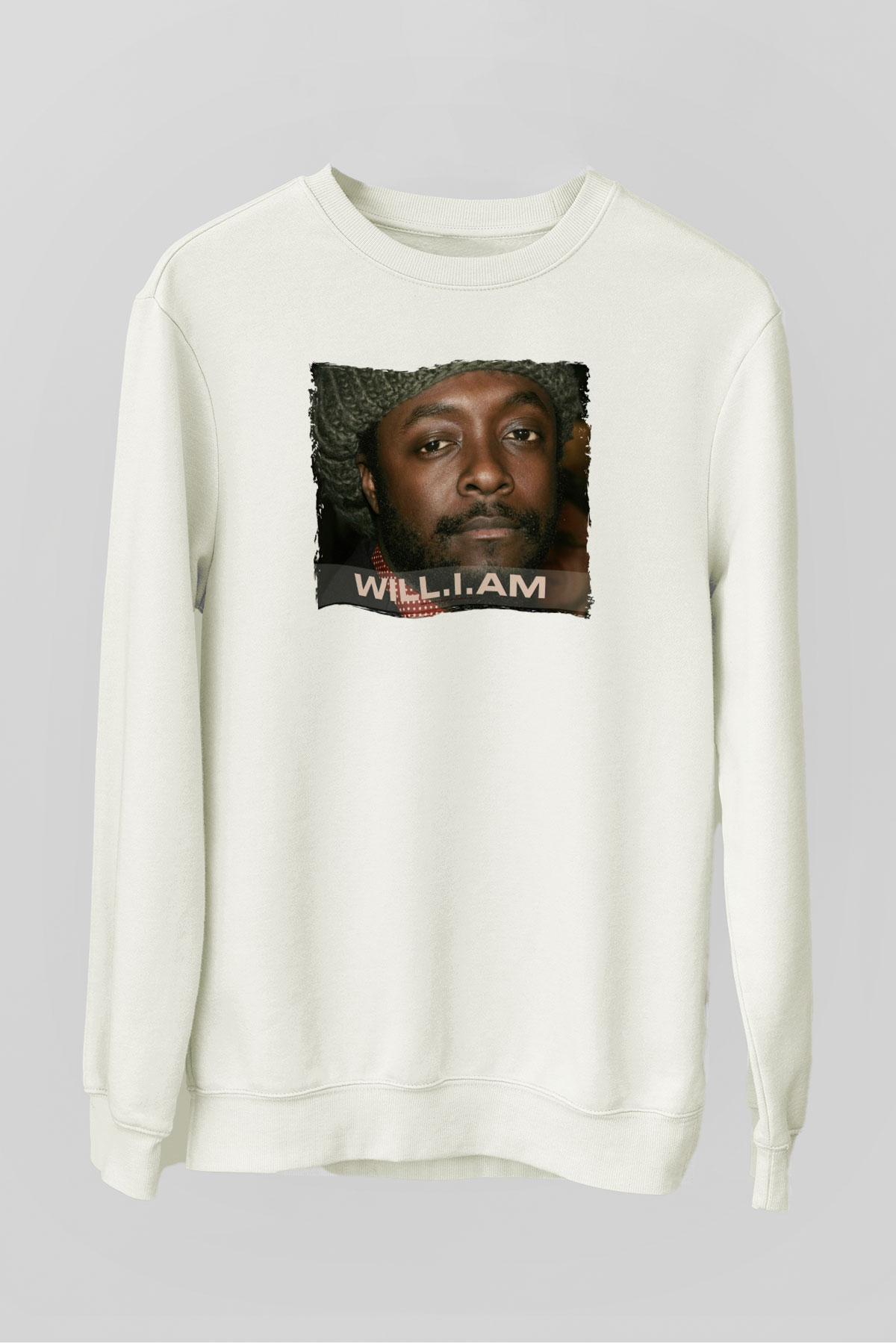 Will.I.Am Beyaz Unisex Sweatshirt