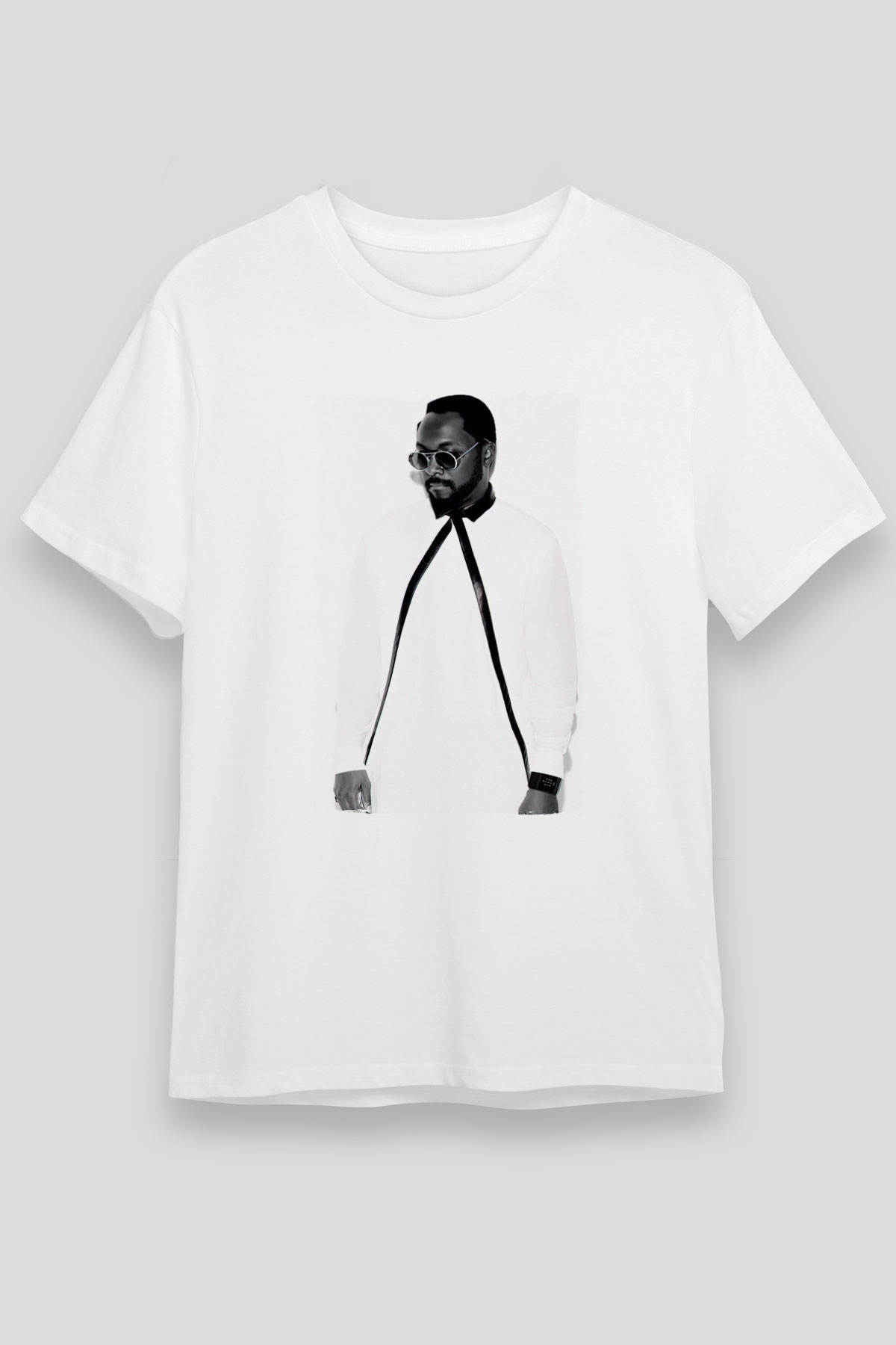 Will.I.Am Beyaz Unisex Tişört T-Shirt - TişörtFabrikası
