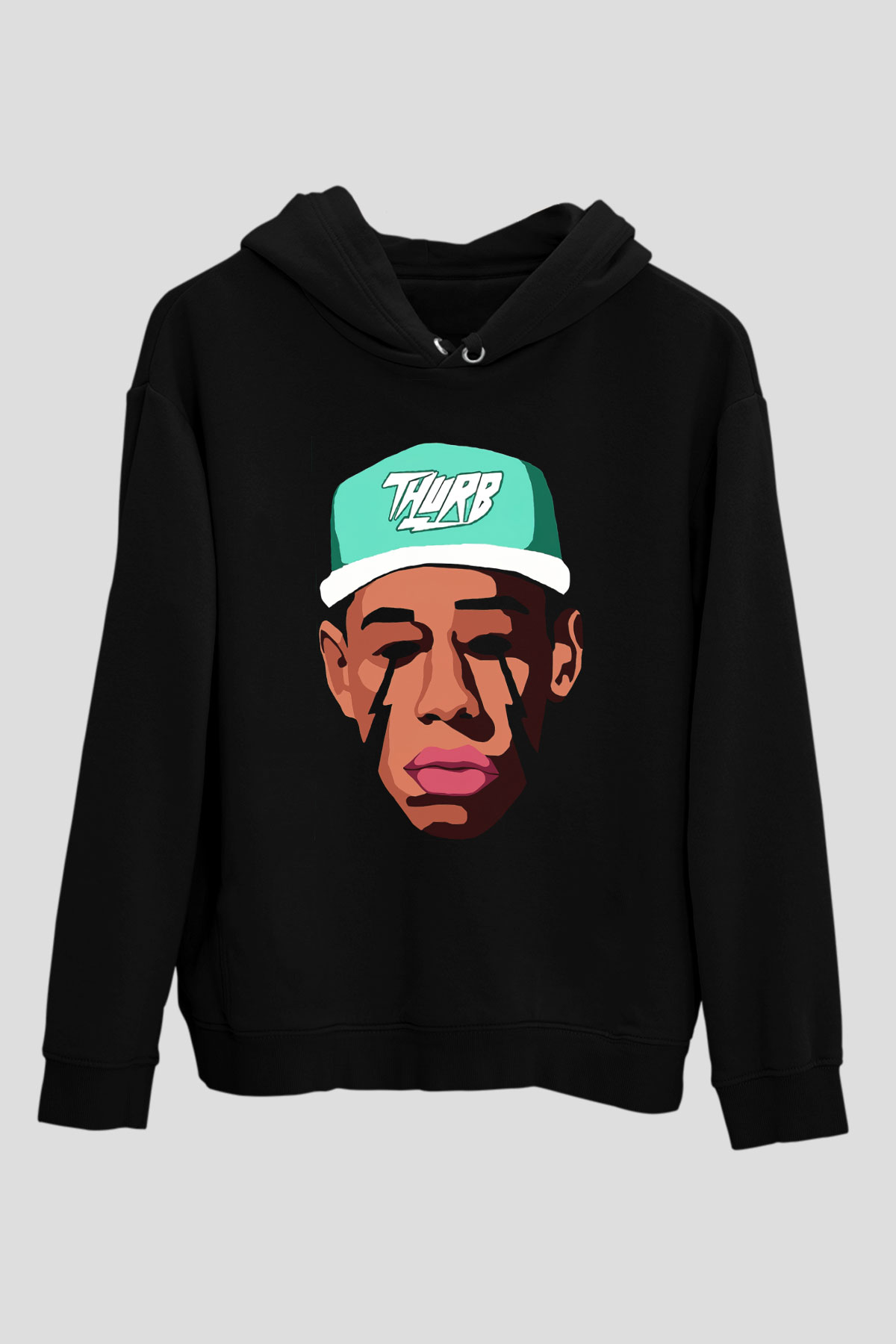 Will.I.Am Siyah Unisex Hoodie