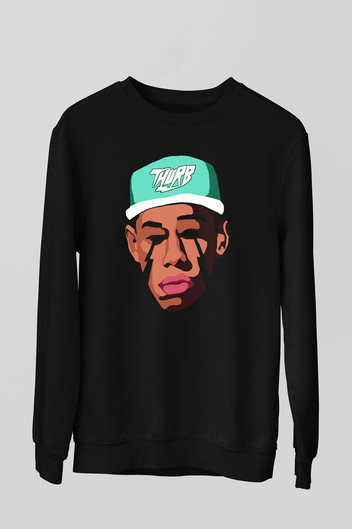 Will.I.Am Siyah Unisex Sweatshirt