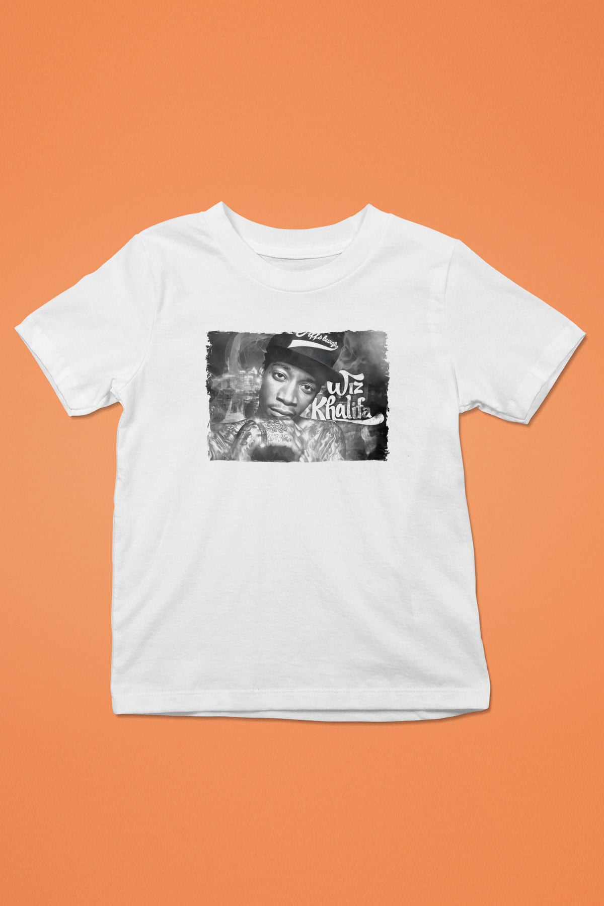 Wiz Khalifa Beyaz Unisex Çocuk Tişört