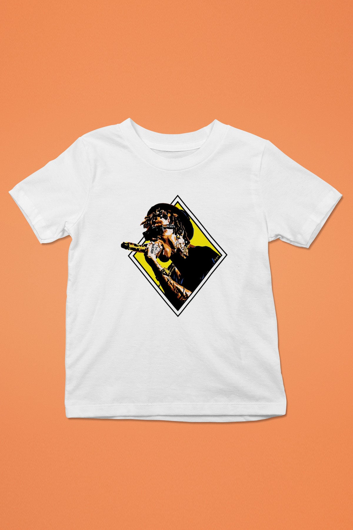 Wiz Khalifa Beyaz Unisex Çocuk Tişört