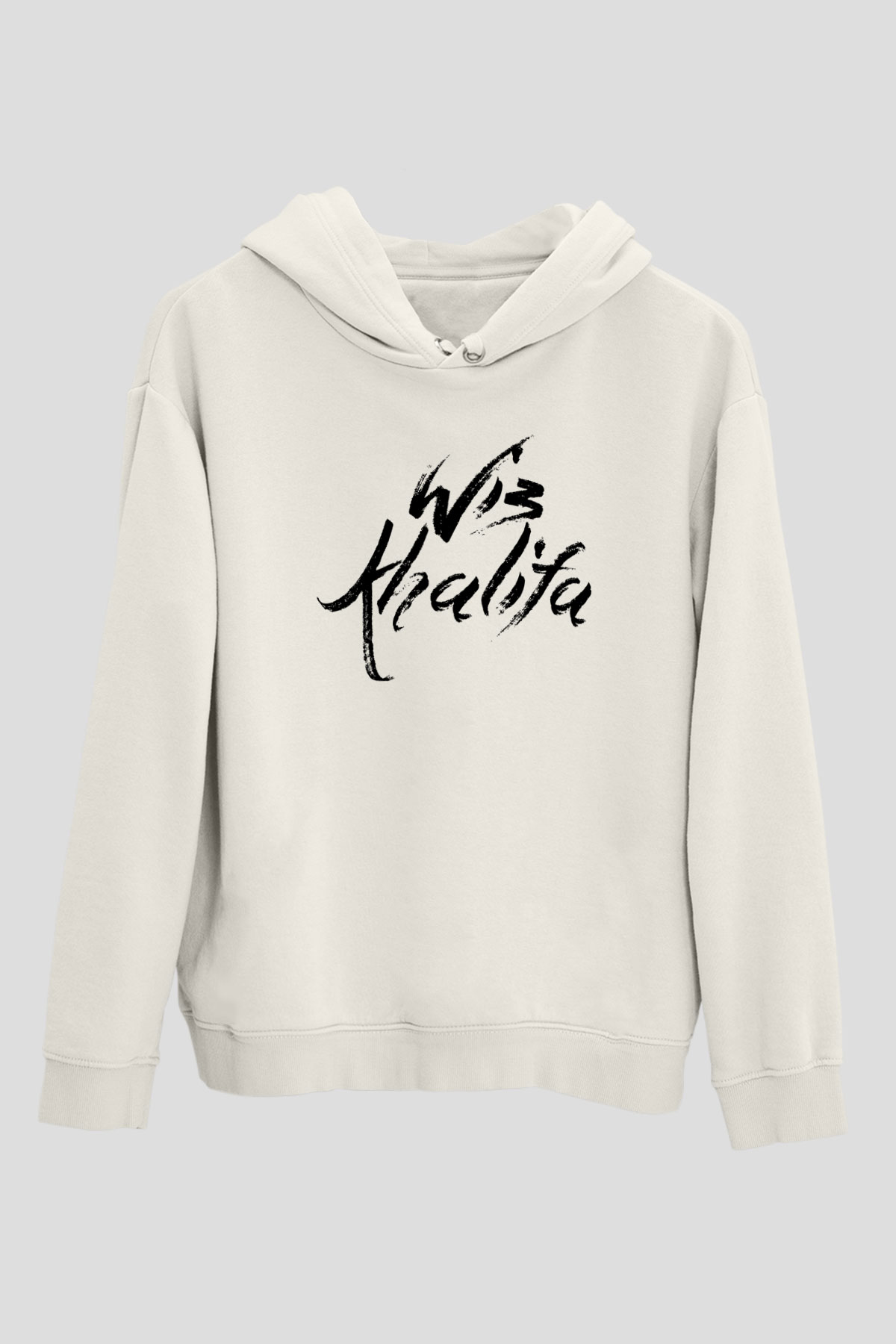 Wiz Khalifa Beyaz Unisex Kapşonlu Sweatshirt