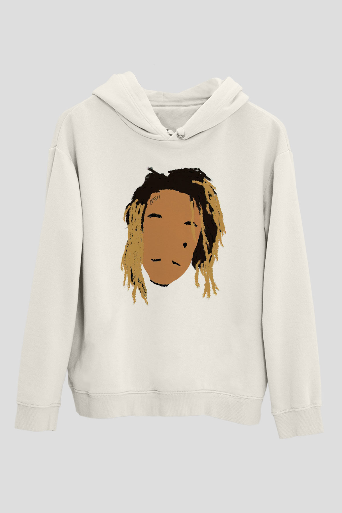 Wiz Khalifa Beyaz Unisex Kapüşonlu Sweatshirt