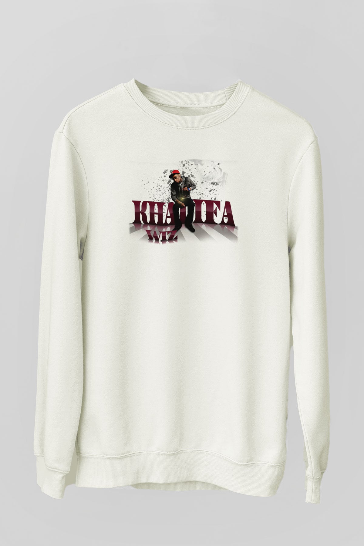 Wiz Khalifa Beyaz Unisex Sweatshirt