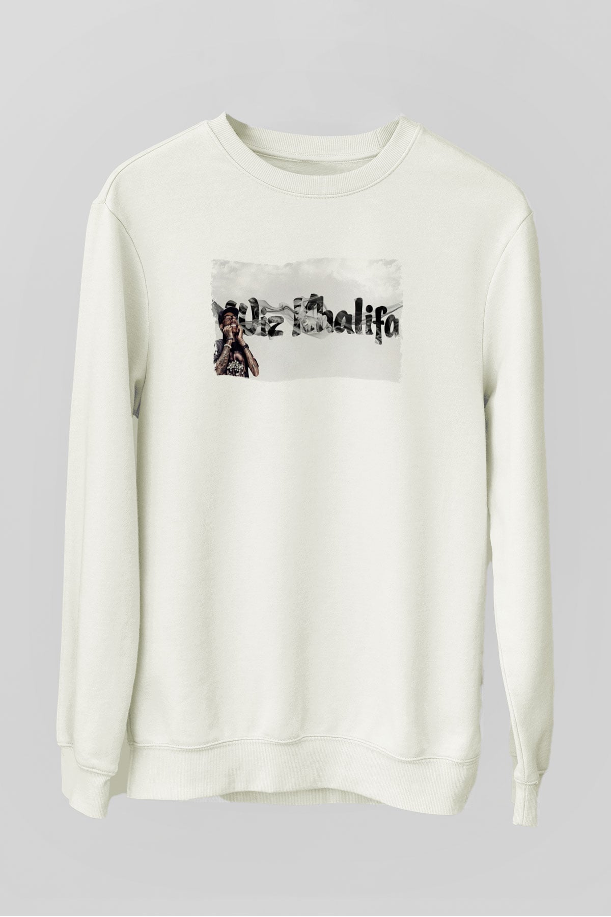Wiz Khalifa Beyaz Unisex Sweatshirt