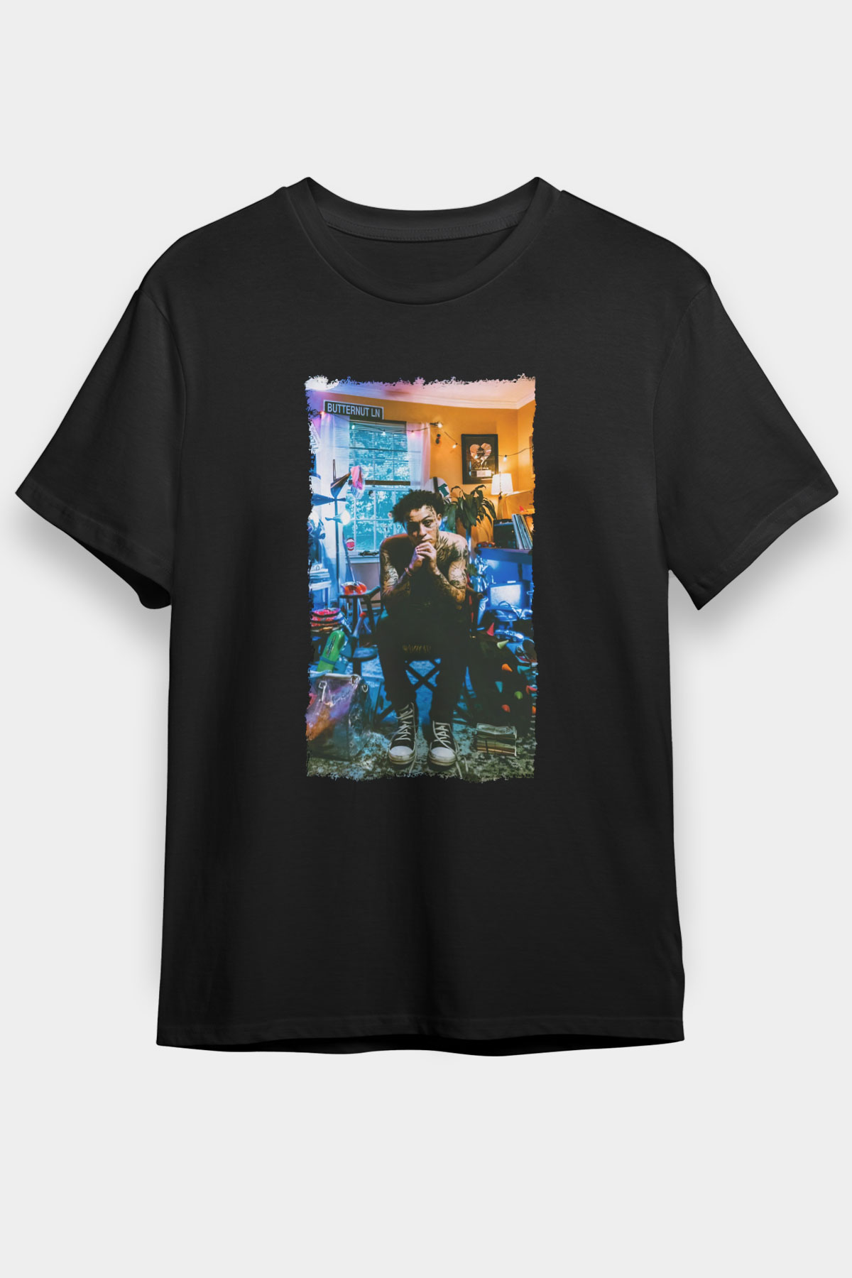 Wiz Khalifa Siyah Unisex Tişört T-Shirt - TişörtFabrikası