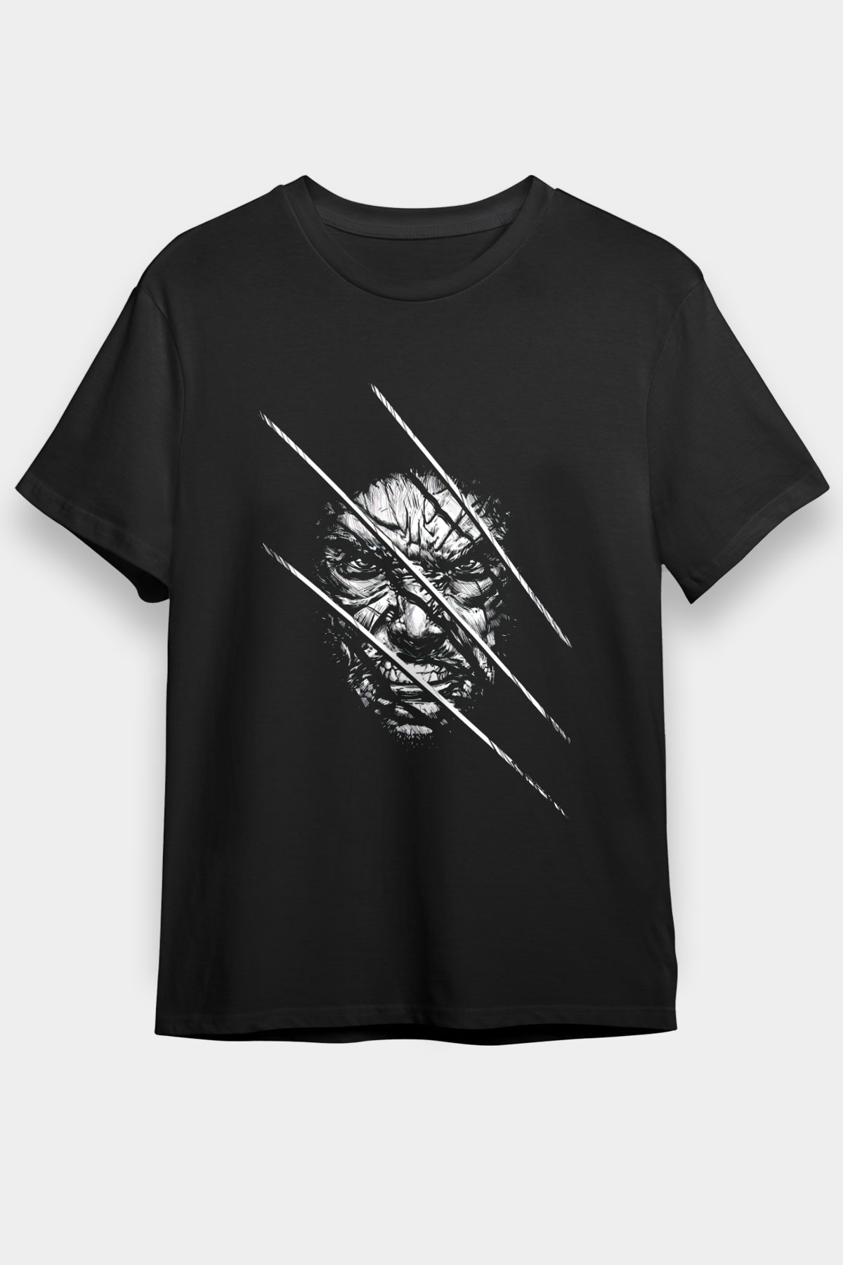 Wolverine Siyah Unisex Graphic Tee - STREETWEAR