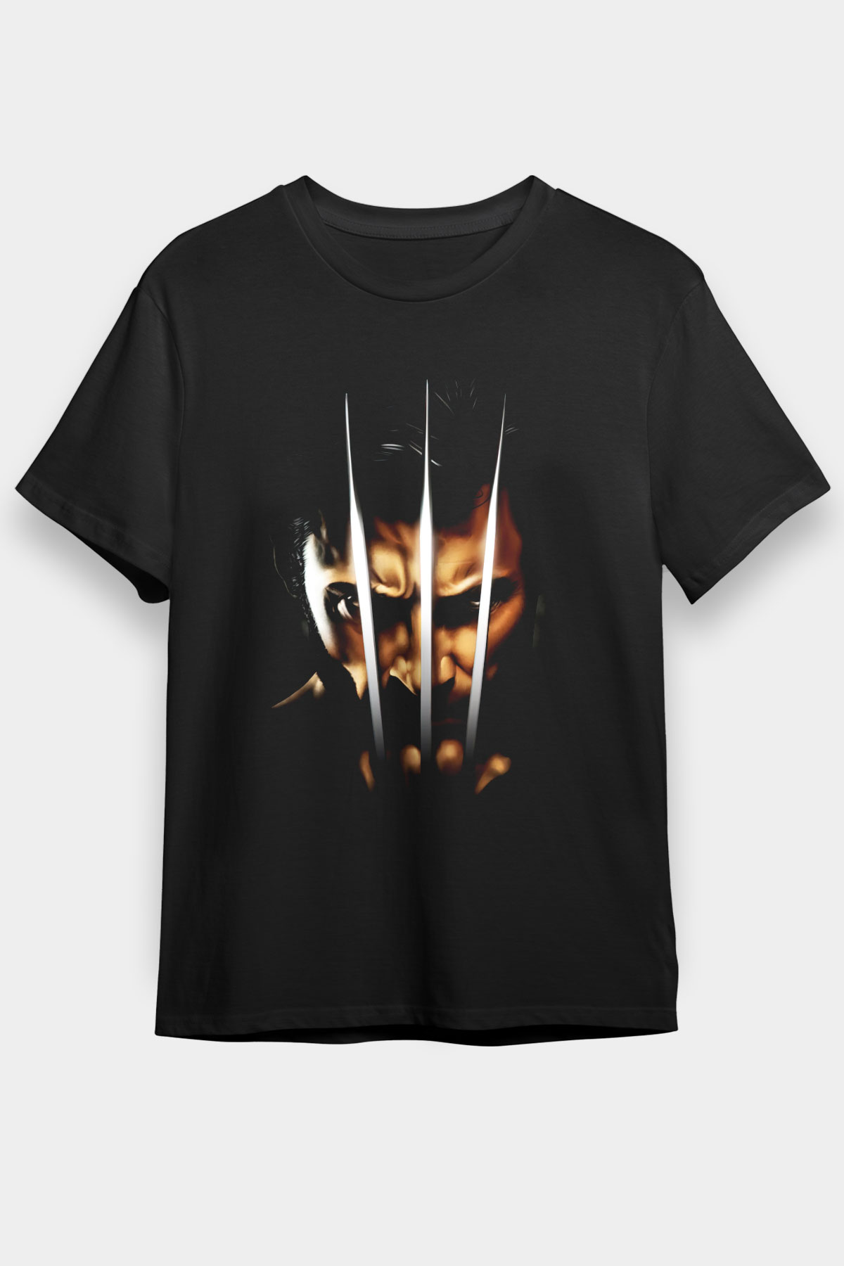 Wolverine Siyah Unisex Graphic Tee - STREETWEAR