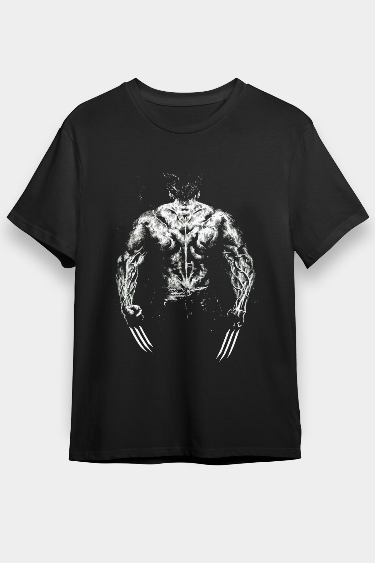 Wolverine Siyah Unisex Graphic Tee - STREETWEAR