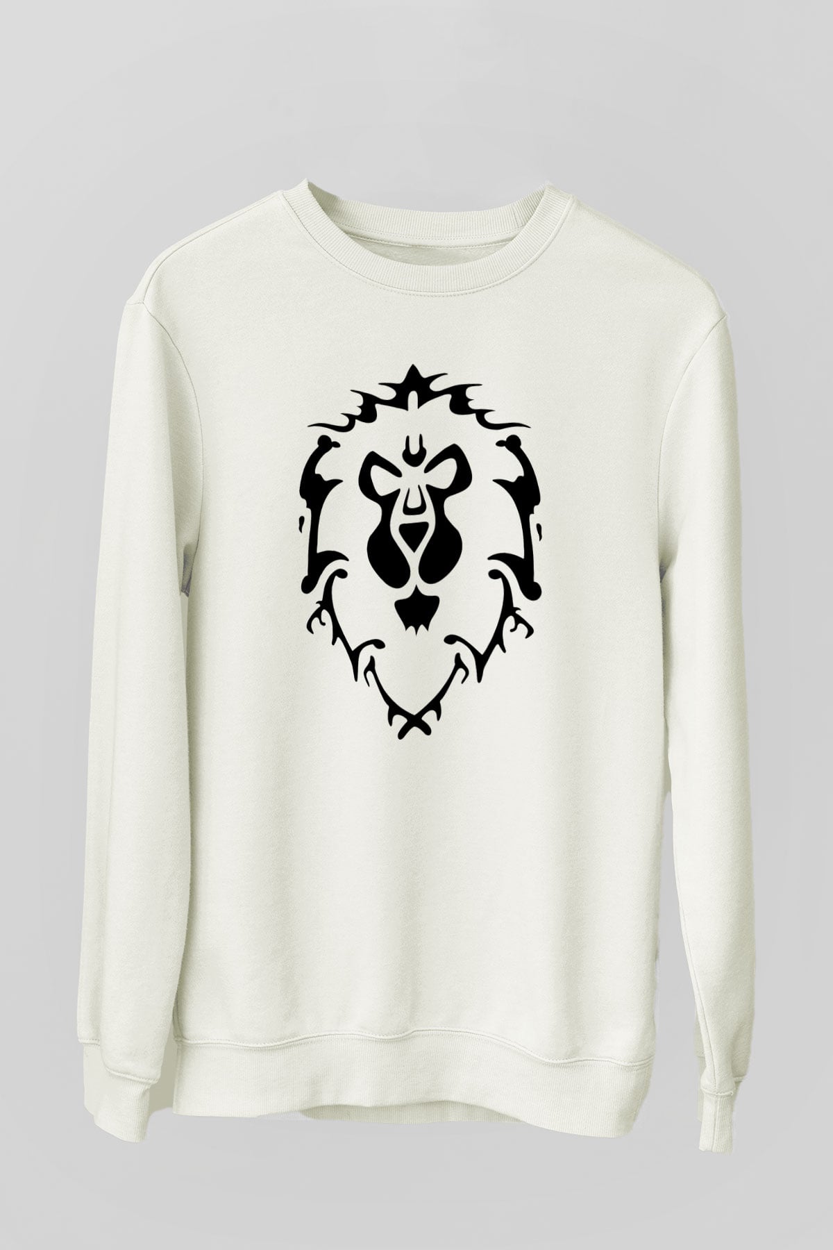 World of Warcraft Beyaz Unisex Sweatshirt